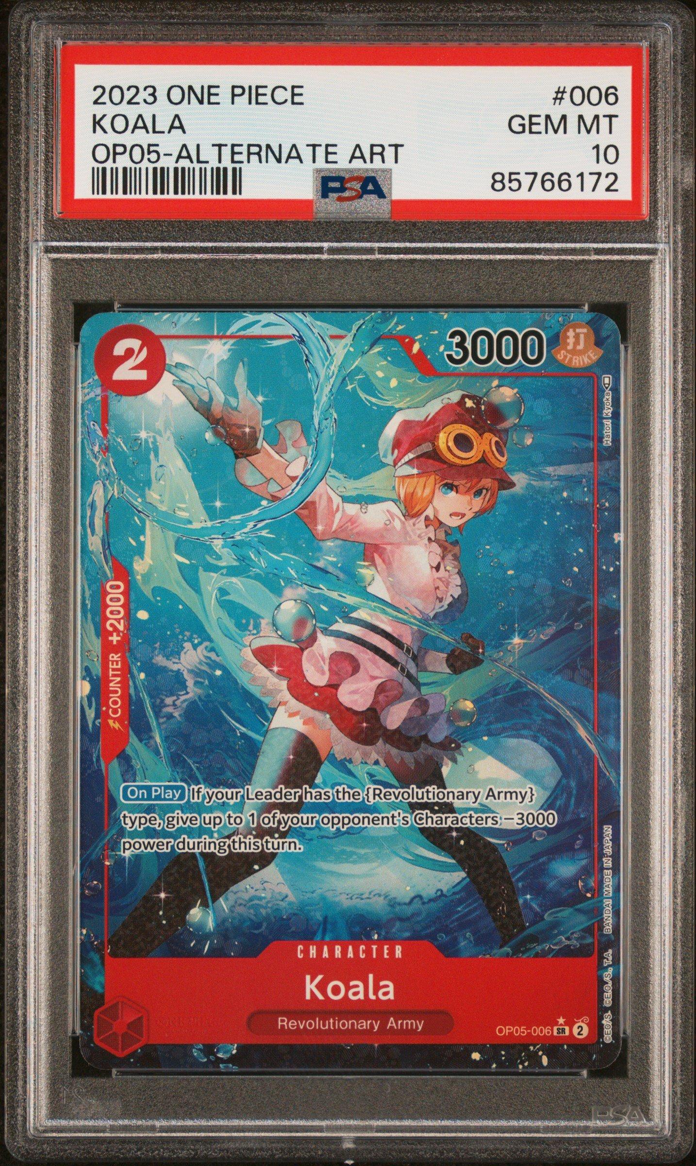2023 One Piece Awakening Of The New Era 006 Koala Alternate Art PSA 10