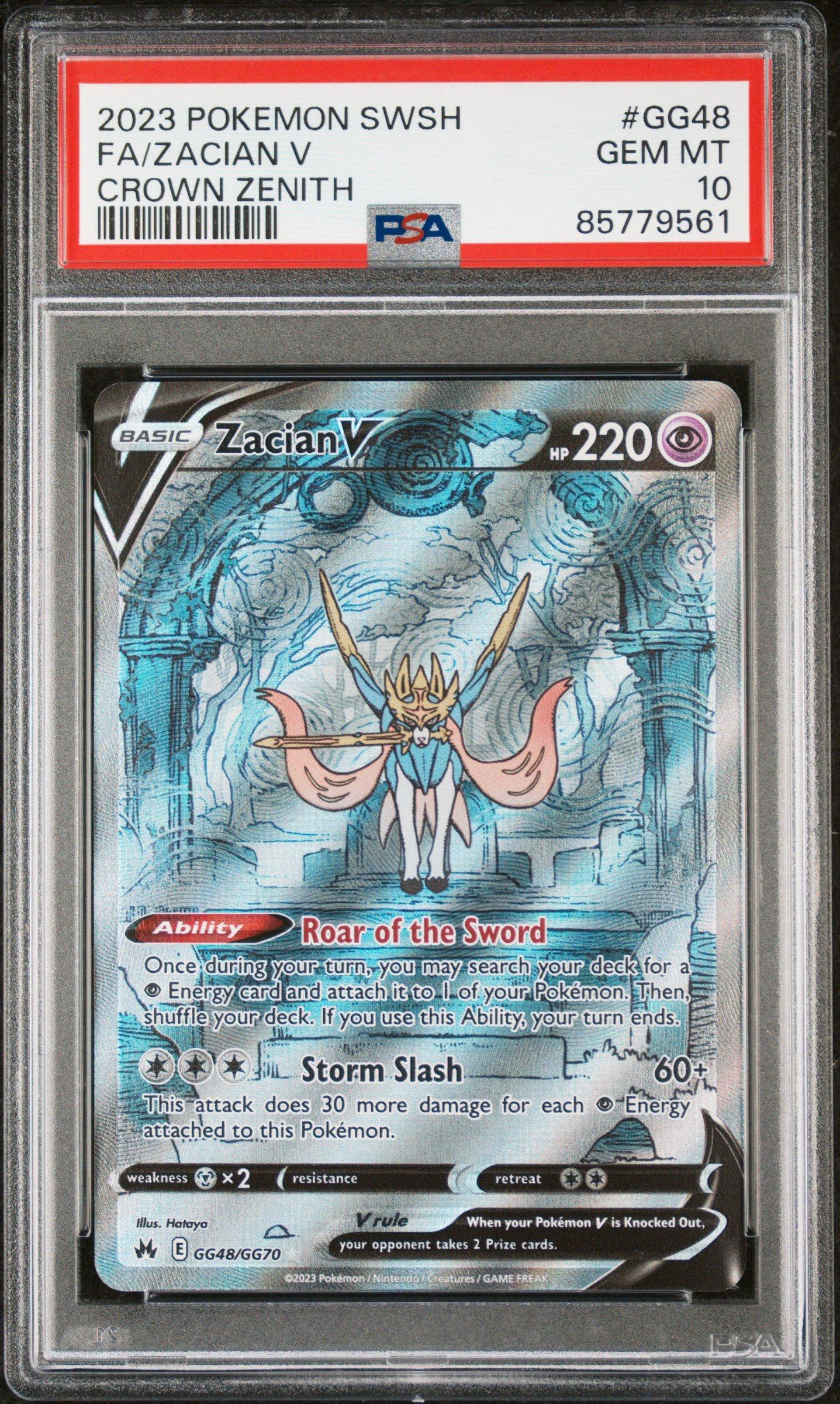 2023 Pokemon Sword And Shield Crown Zenith Gg48 Full Art