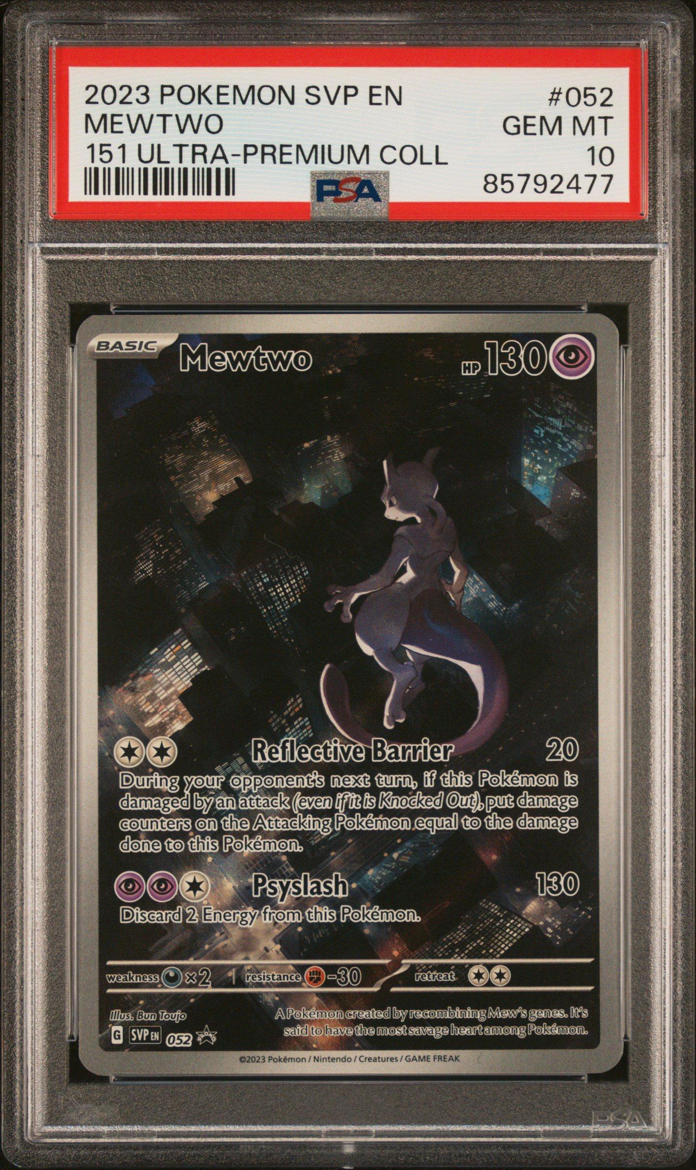 2023 Pokemon Svp En-sv Black Star Promo 052 Mewtwo PSA 10 | GameStop