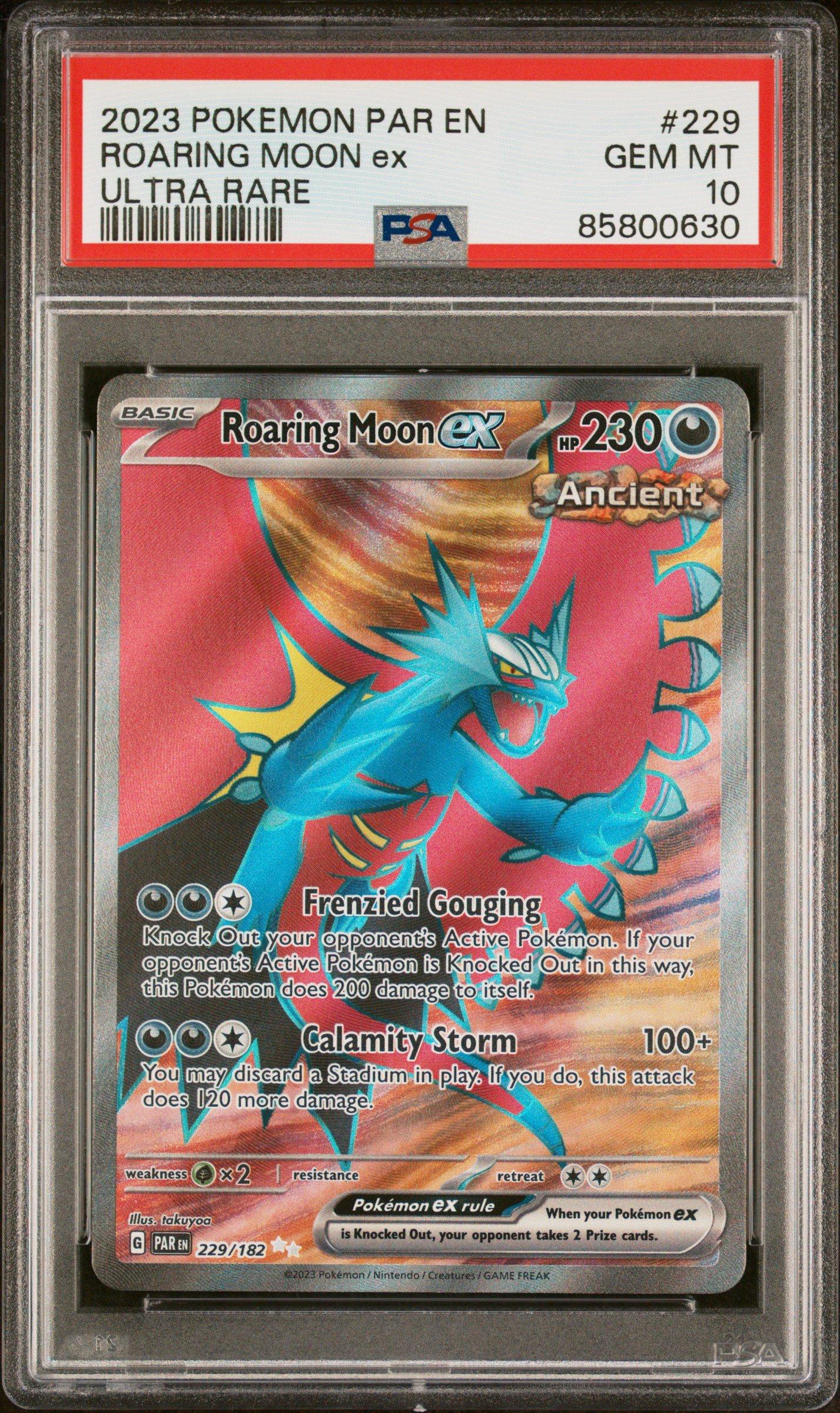 2023 Pokemon Par En-paradox Rift 229 Roaring Moon Ex Ultra Rare