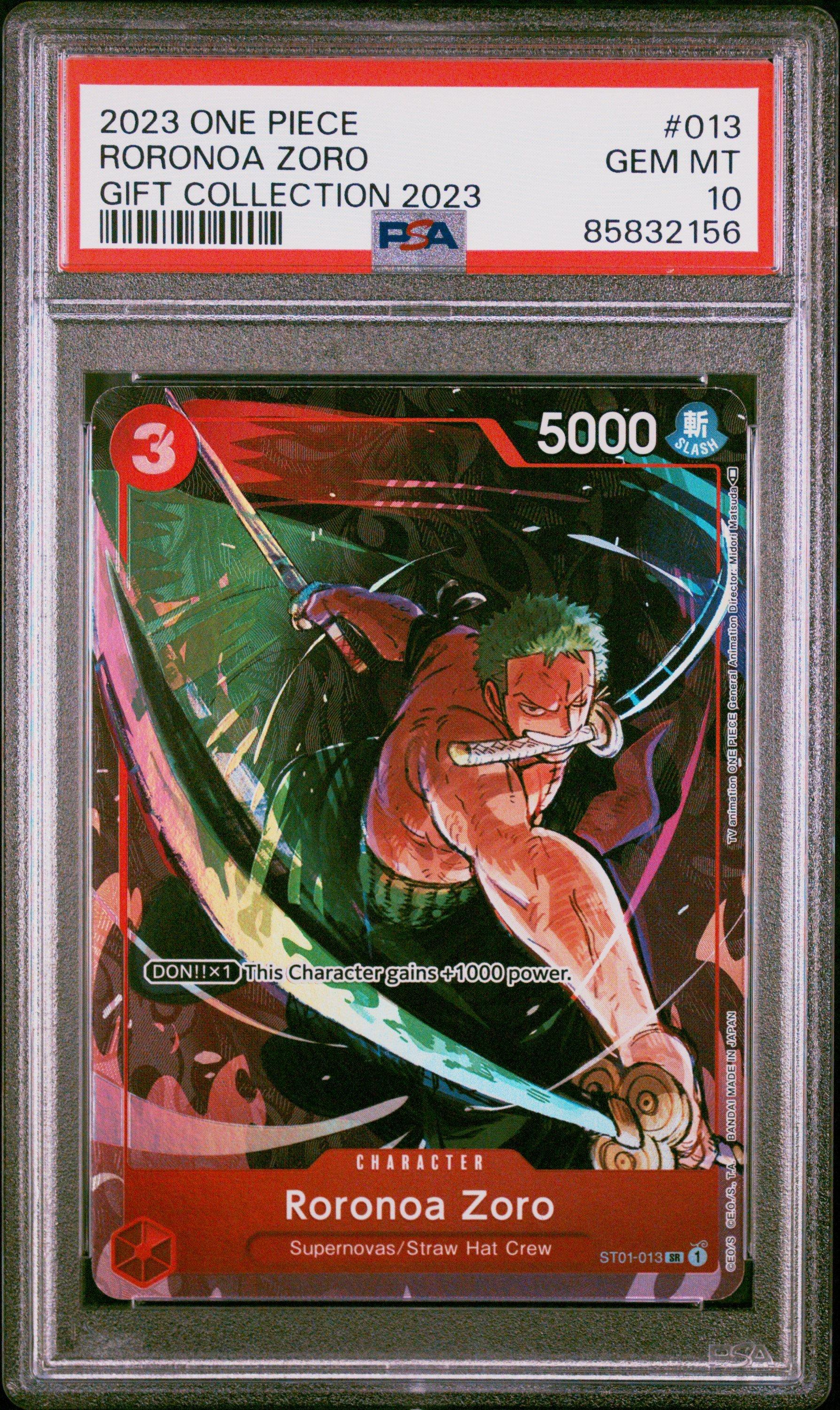 ワンピース カードゲーム 2023 ONE PIECE Roronoa Zoro PSA10 PSA 10 Roronoa Zoro OP06-118 SEC Parallel Set ONE PIECE Card