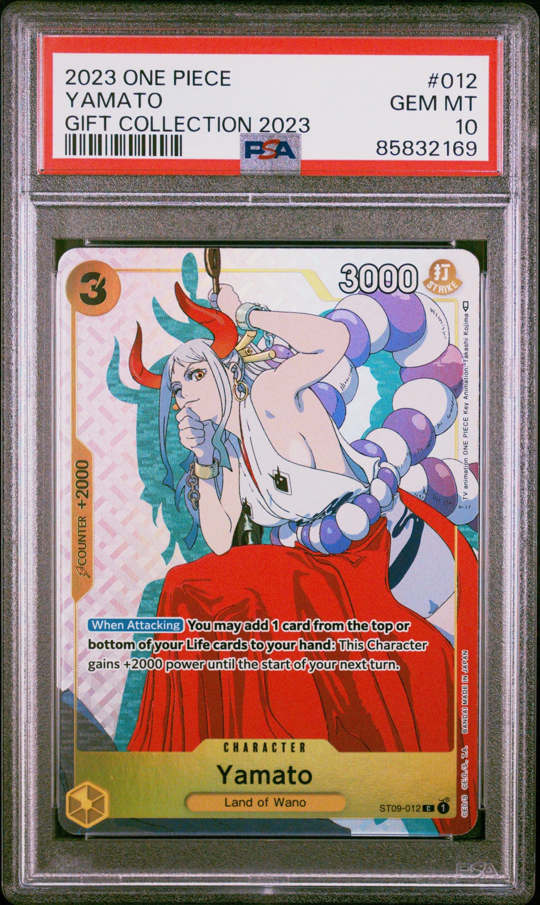 【PSA10】Yamato Gift Collection 2023 2023 One Piece Gift Collection 2023 012 Yamato PSA 10 Graded Card