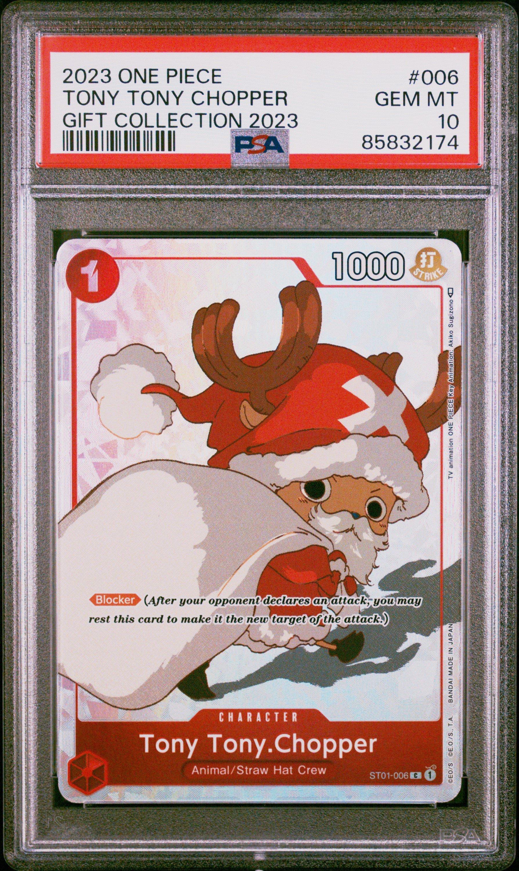 2023 One Piece Gift Collection 2023 006 Tony Tony Chopper PSA 10