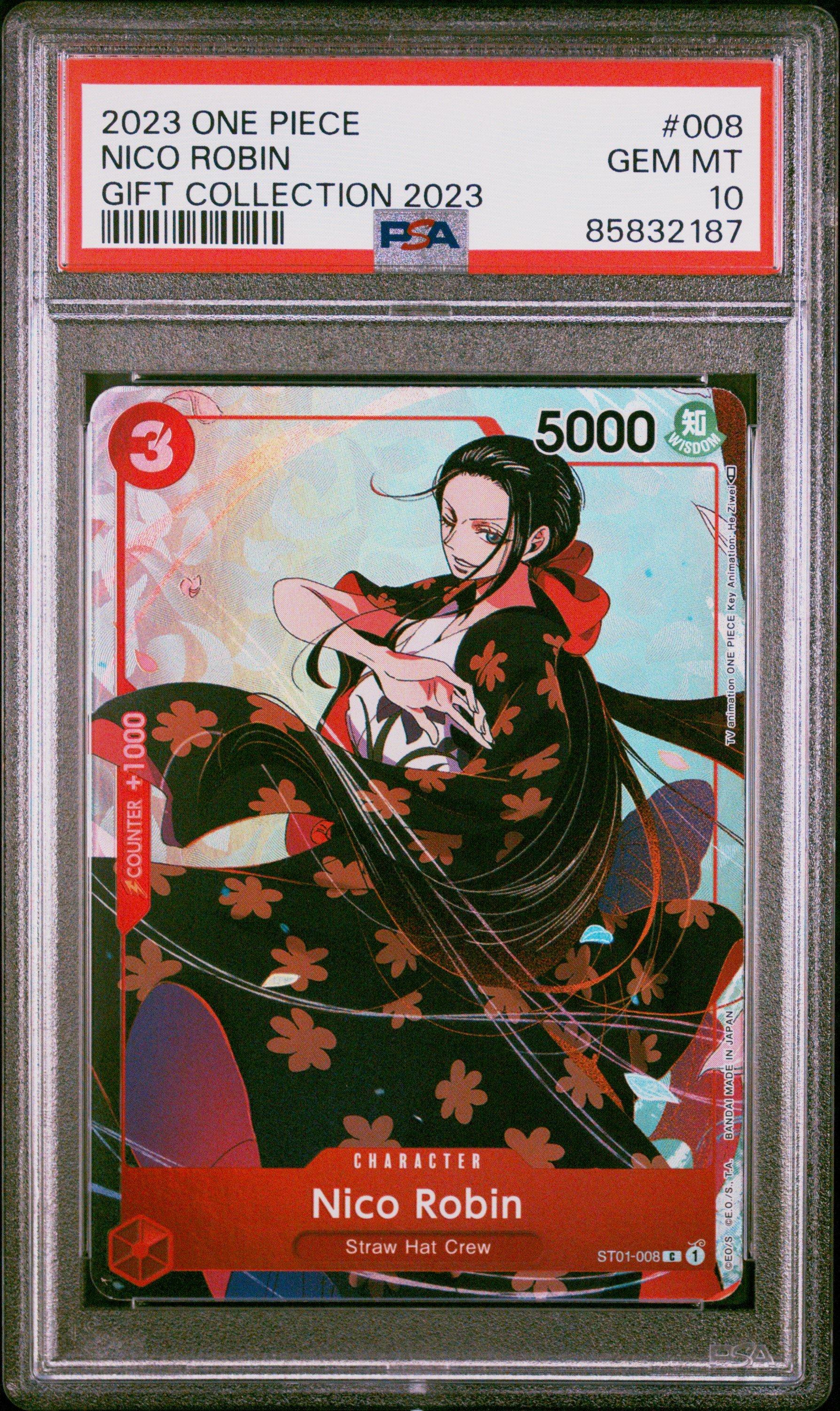 2023 One Piece Gift Collection 2023 008 Nico Robin PSA 10 Graded