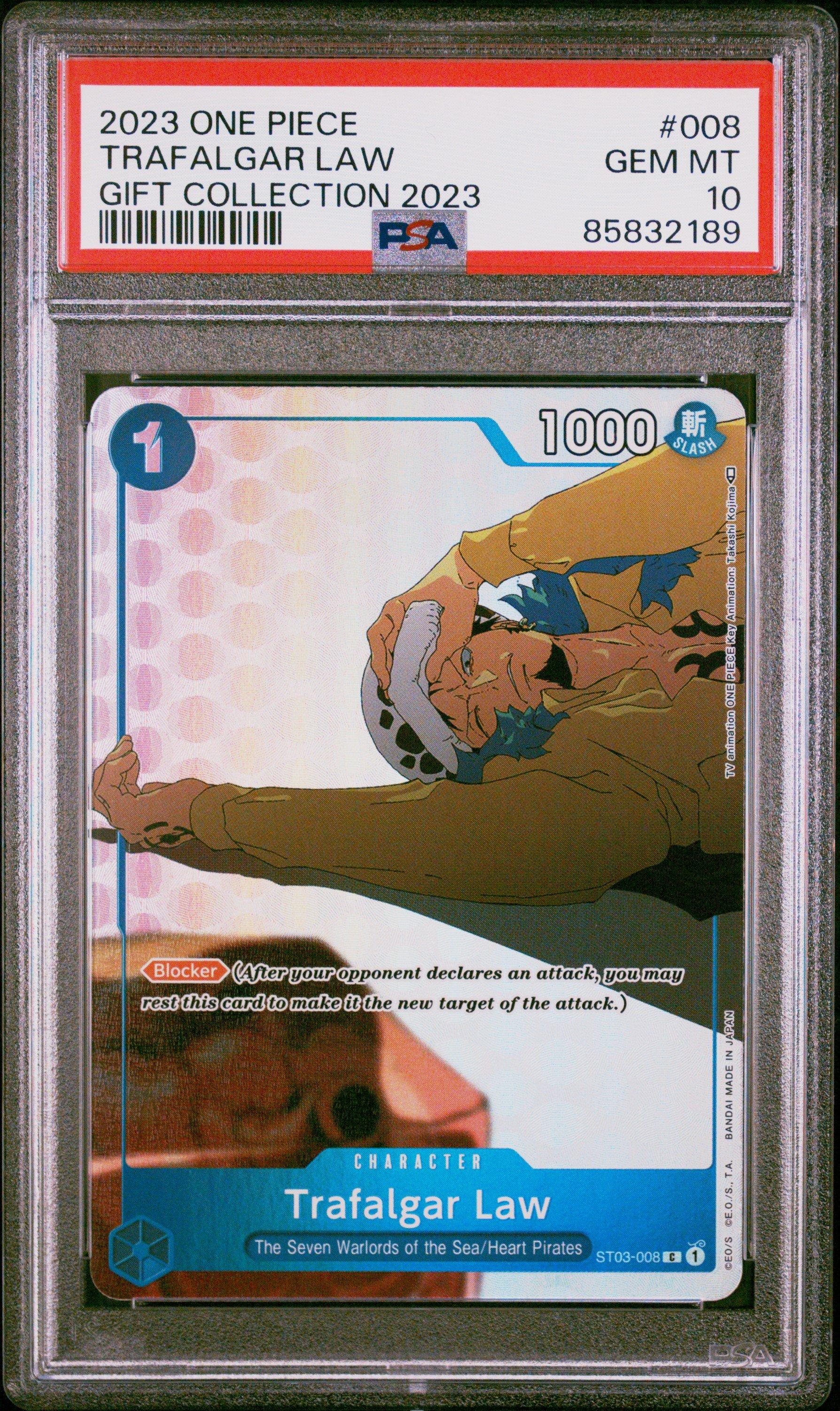 2023 One Piece Gift Collection 2023 008 Trafalgar Law PSA 10