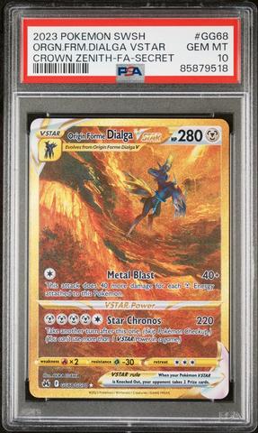 2023 Pokemon Sword And Shield Crown Zenith Gg68 Full Art/origin