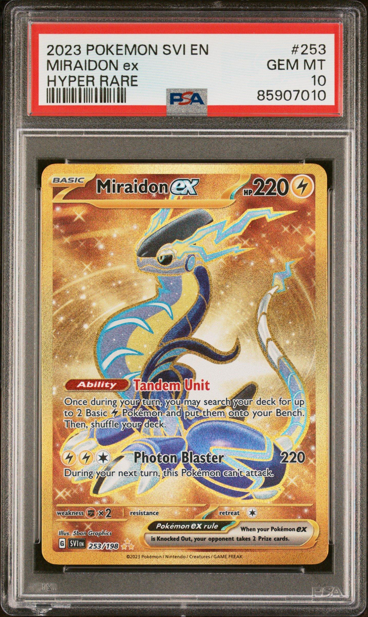 2023 Pokemon Svi En-scarlet & Violet 253 Miraidon Ex Hyper Rare