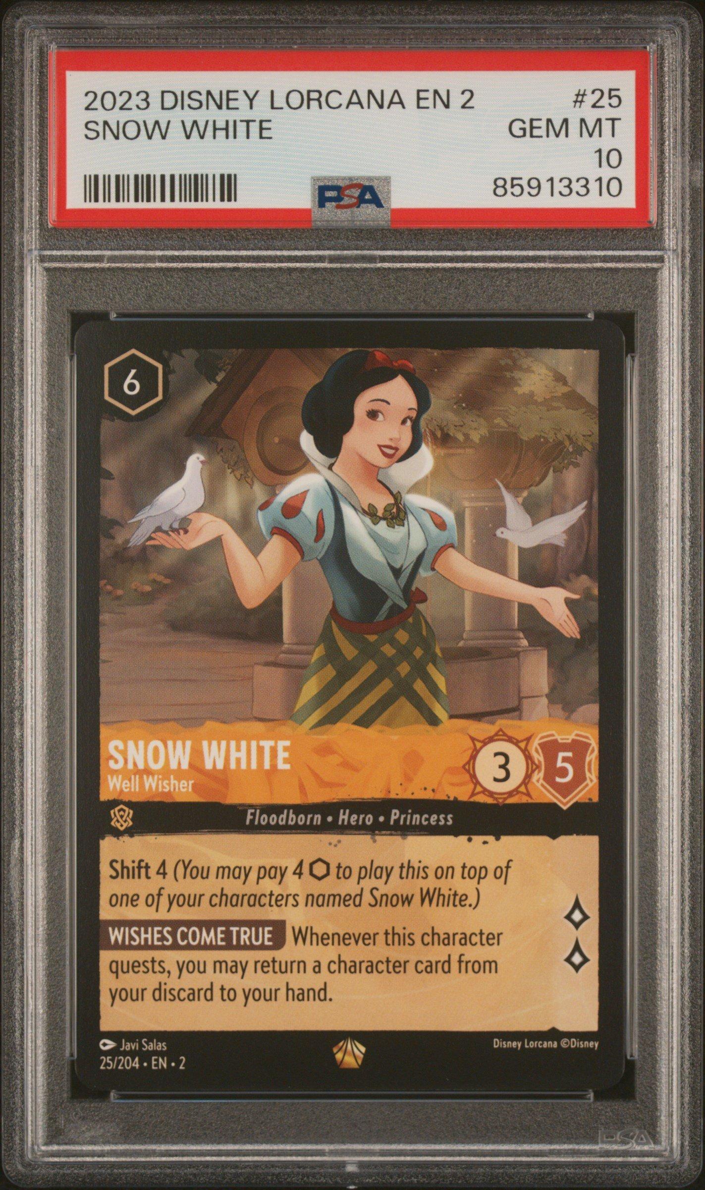snow white lorcana card Snow White - Fair-Hearted (Enchanted)