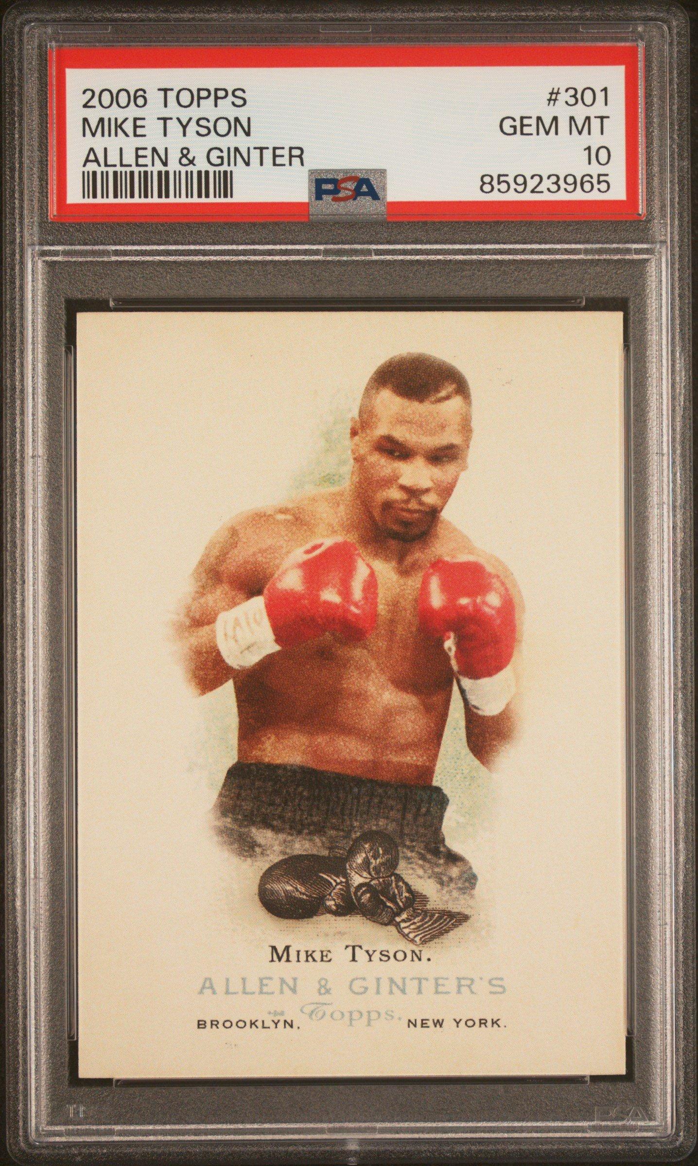 2006 Topps Allen & Ginter 301 Mike Tyson PSA 10