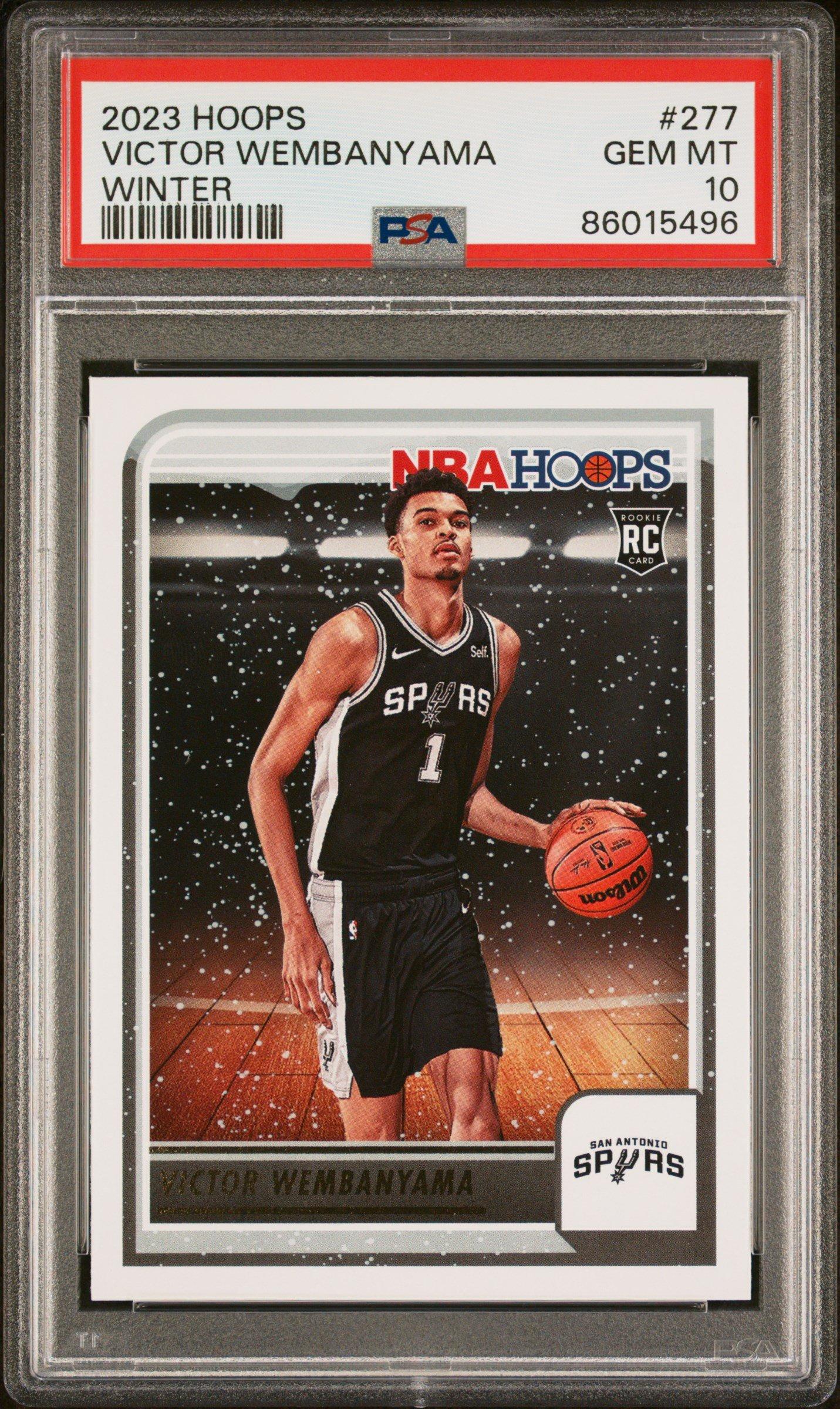 2023 Panini Nba Hoops 277 Victor Wembanyama Winter PSA 10