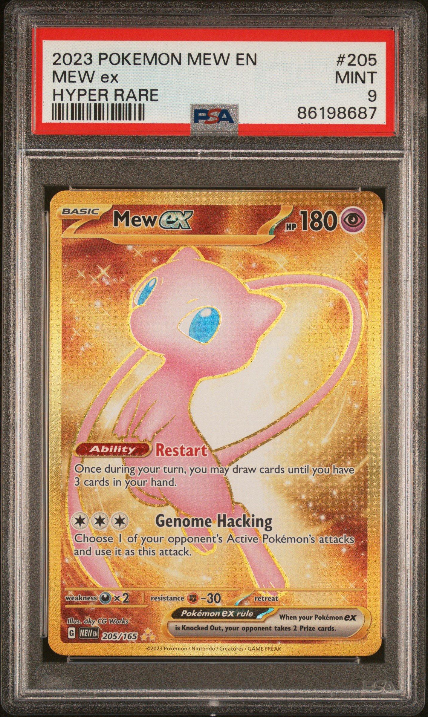 2023 Pokemon Mew En-151 205 Mew Ex PSA 9