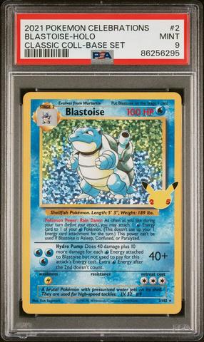 2021 Pokemon Celebrations Classic Collection 2 Blastoise-holo PSA