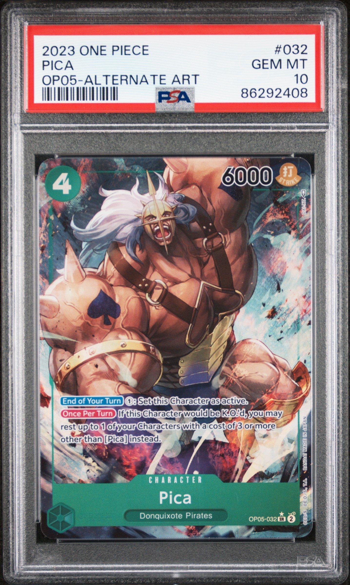 2023 One Piece Awakening Of The New Era 032 Pica Alternate Art PSA 10 ...