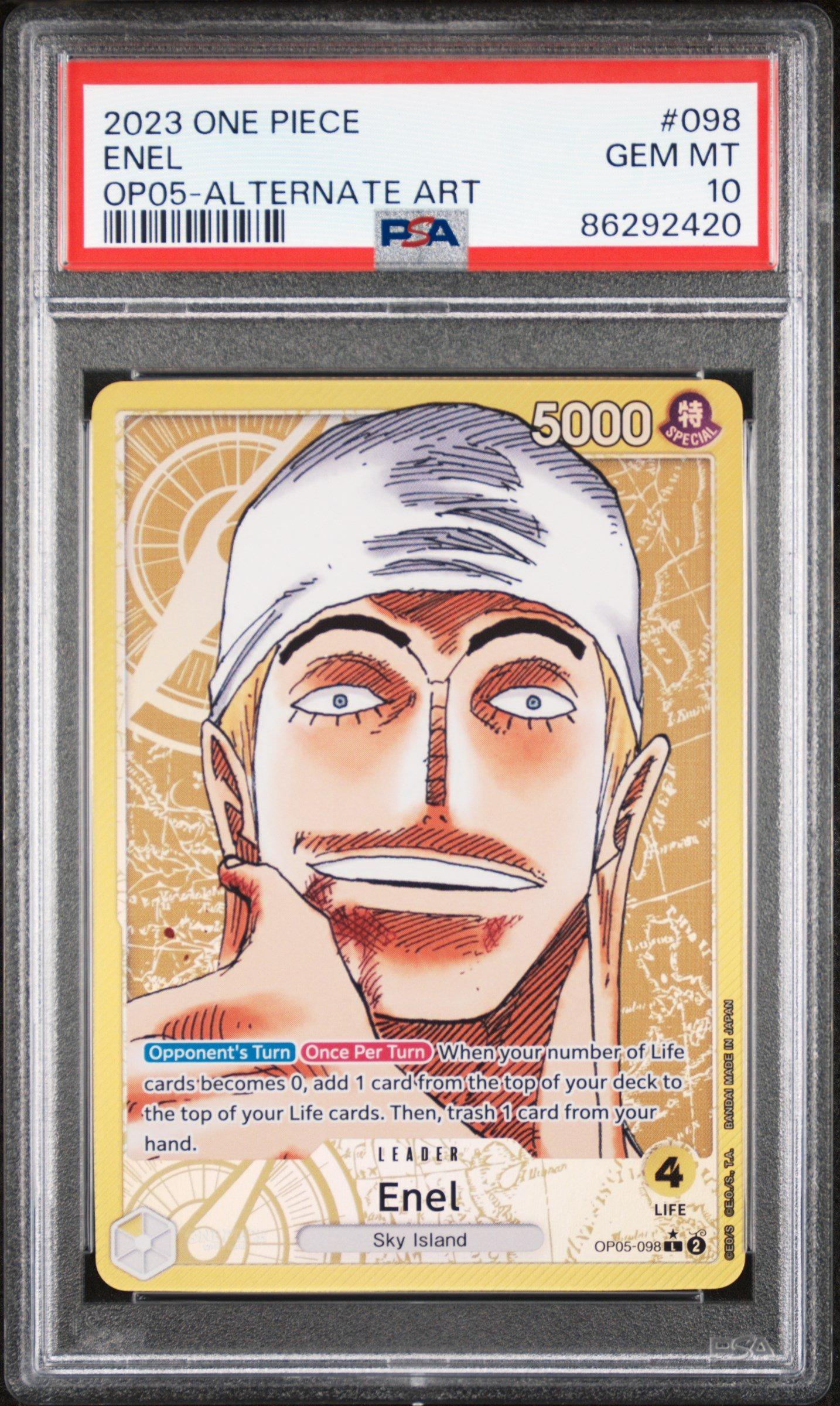 2023 One Piece Op05-awakening Of The New Era 098 Enel