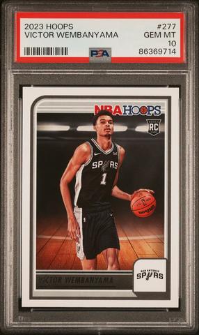 2023 Panini Select 87 Victor Wembanyama Blue PSA 10 | GameStop