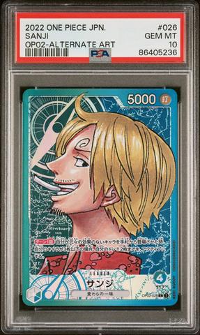 ONE PIECE - ワンピースカード　サンジ L-P OP02-026 psa10 2022 One Piece Japanese Op02-paramount War 026 Sanji