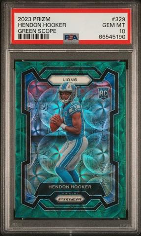 2023 Panini Prizm 329 Hendon Hooker Hyper Prizm PSA 10