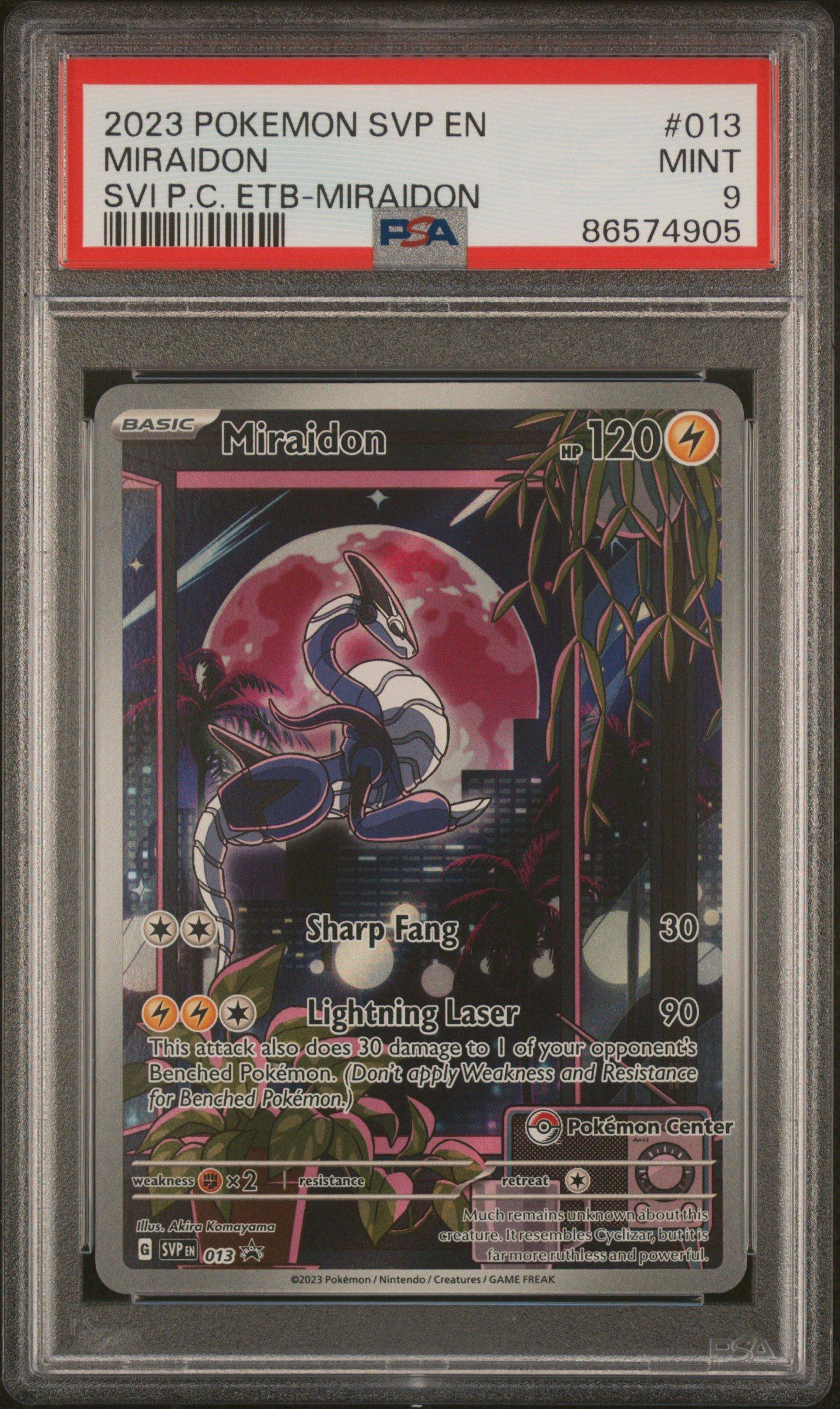 2023 Pokemon Svp En-sv Black Star Promo 013 Miraidon Scarlet
