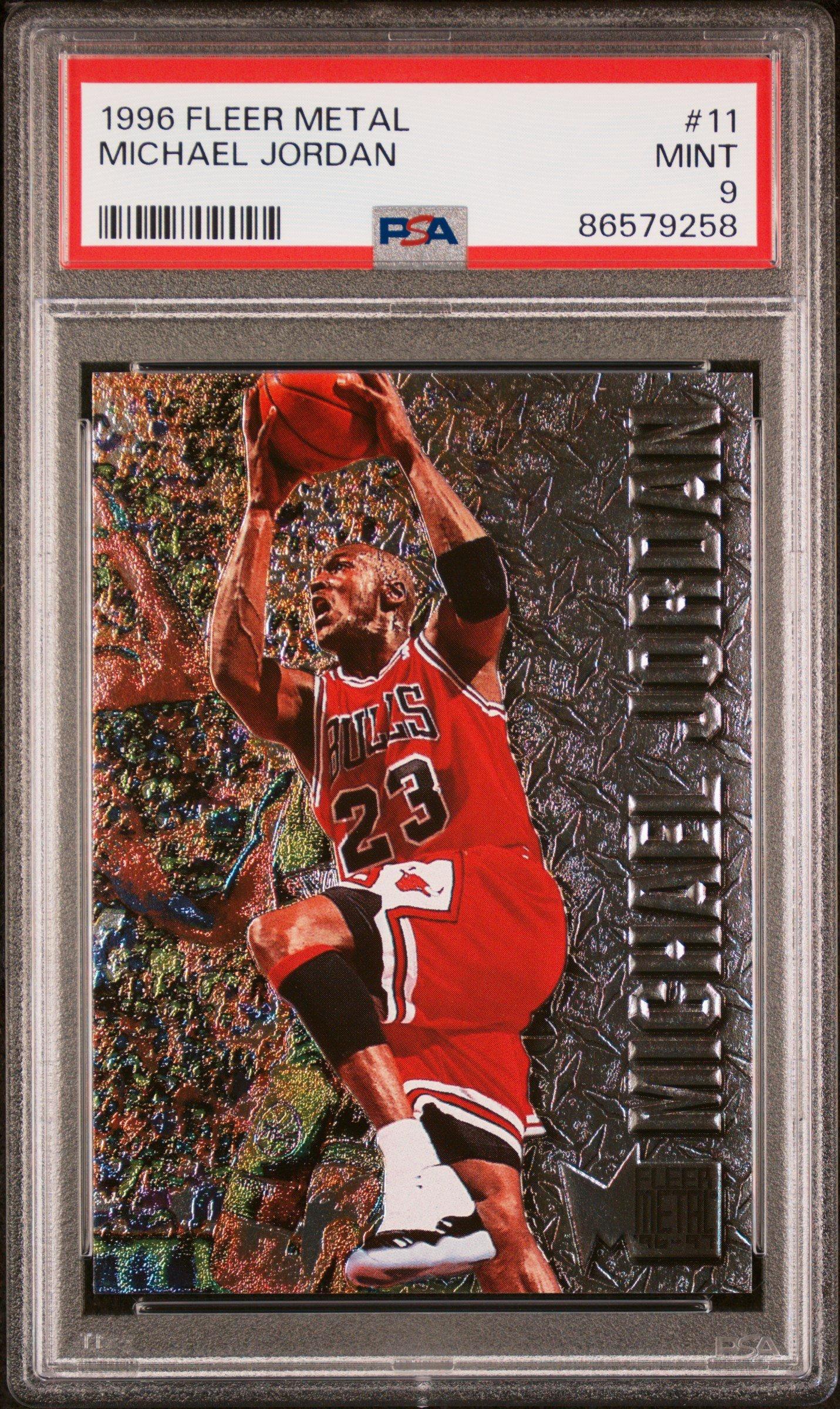1996 Metal 11 Michael Jordan PSA 9 Graded Card | GameStop