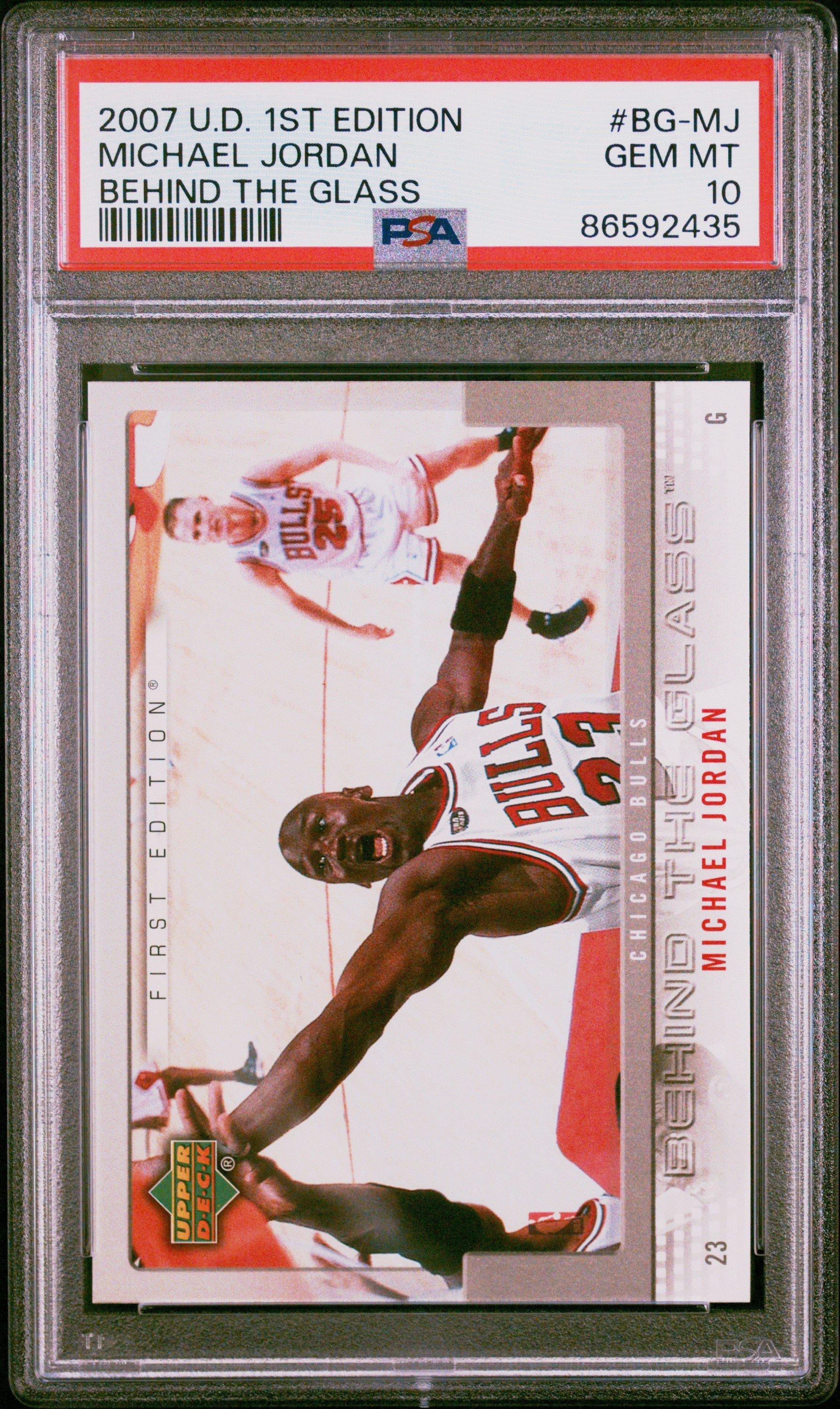 2007 Upper Deck First Edition Behind The Glass Bg-mj Michael 