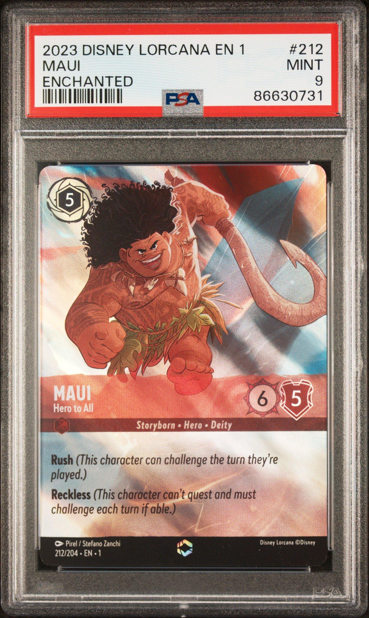 2023 Disney Lorcana En 1-the First Chapter 212 Maui - Hero To All