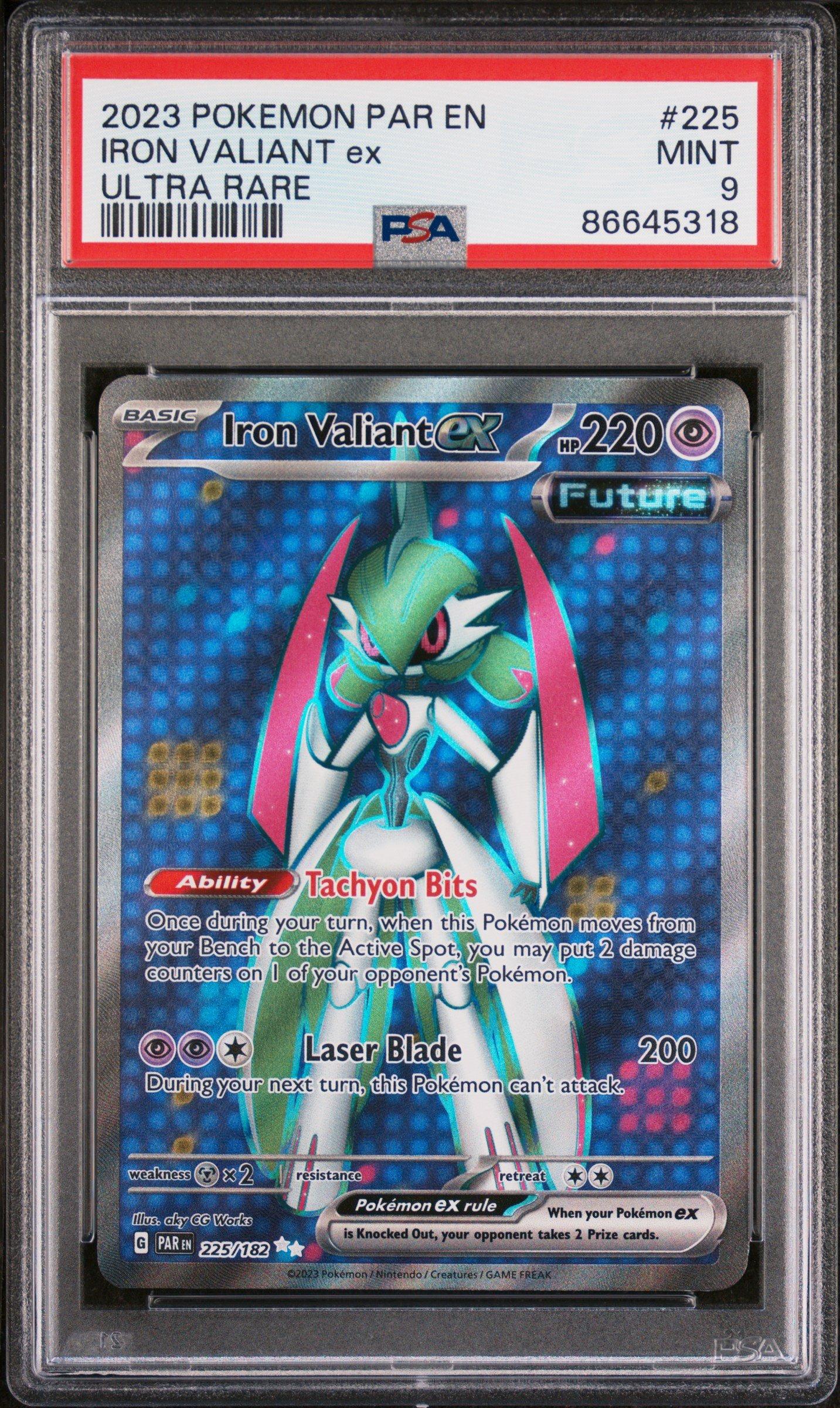 iron valiant pokemon card price - ex 249/182 - Paradox Rift - Special Illustration Rare Psychic Laser Blade (200) During your next turn 2023 Pokemon Par En-paradox Rift