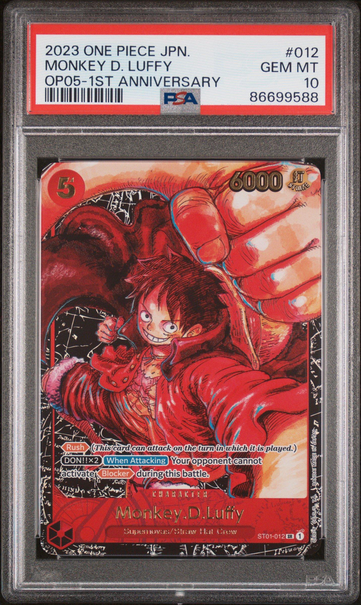 2023 One Piece Japanese Op05-awakening Of The New Era 012 Monkey D