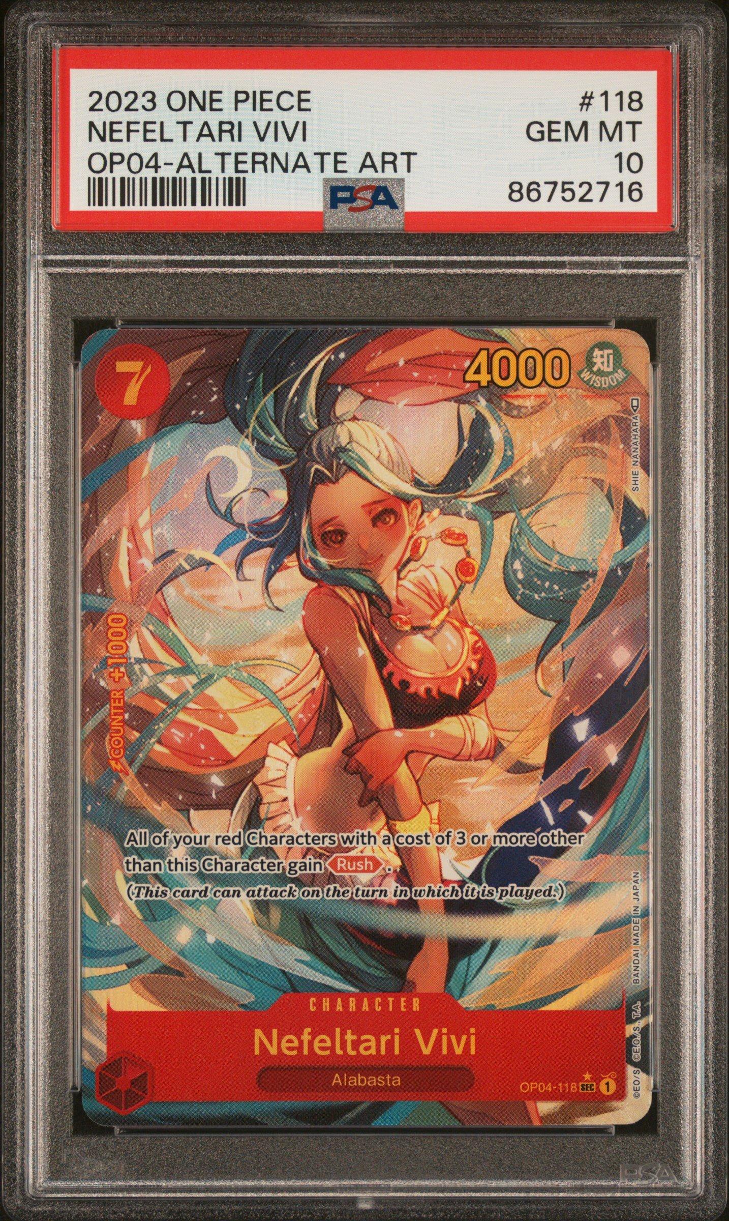 2023 One Piece Op04-kingdoms Of Intrigue 118 Nefeltari Vivi