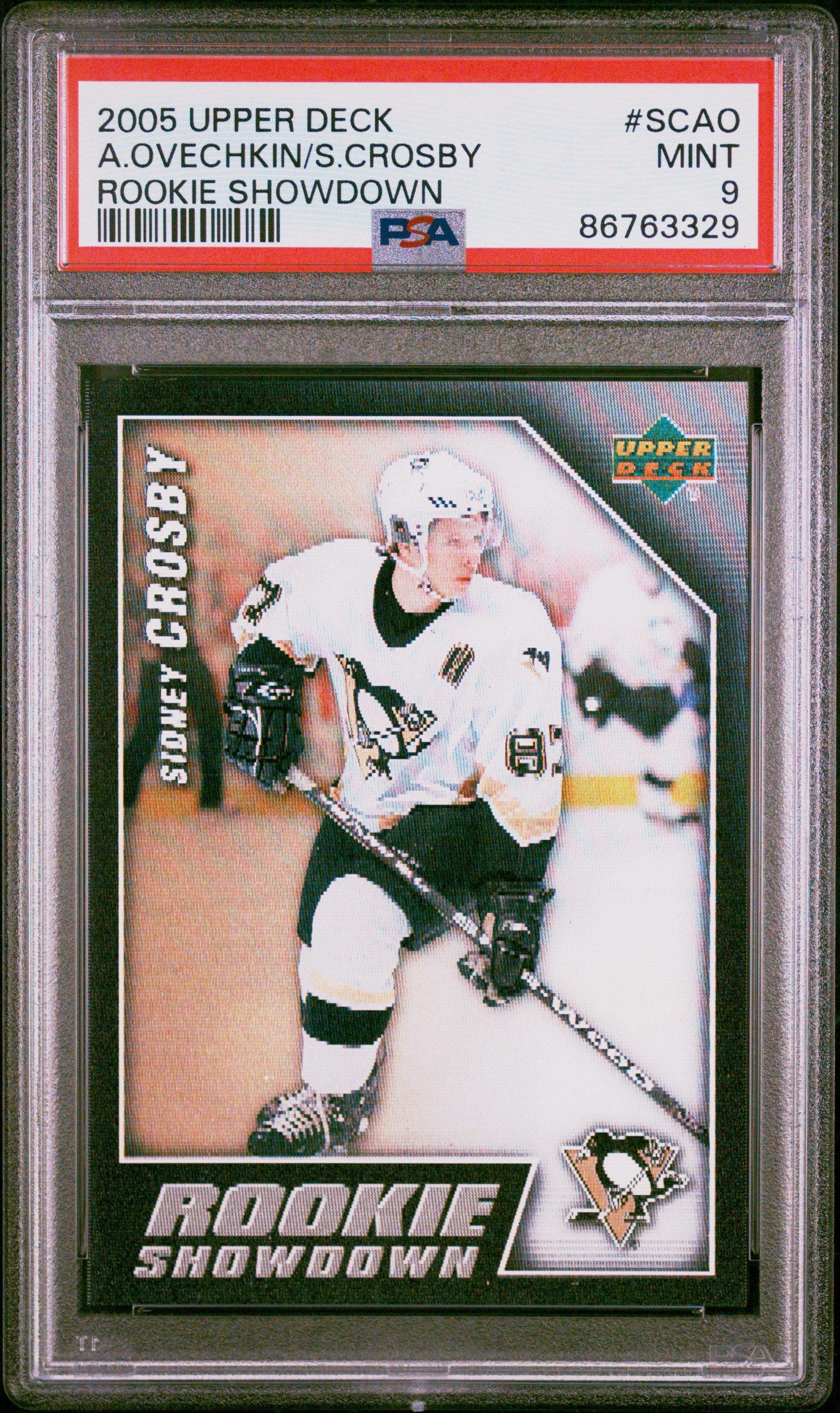 2005 Upper Deck Rookie Showdown Scao Alexander Ovechkin/sidney Crosby PSA 9