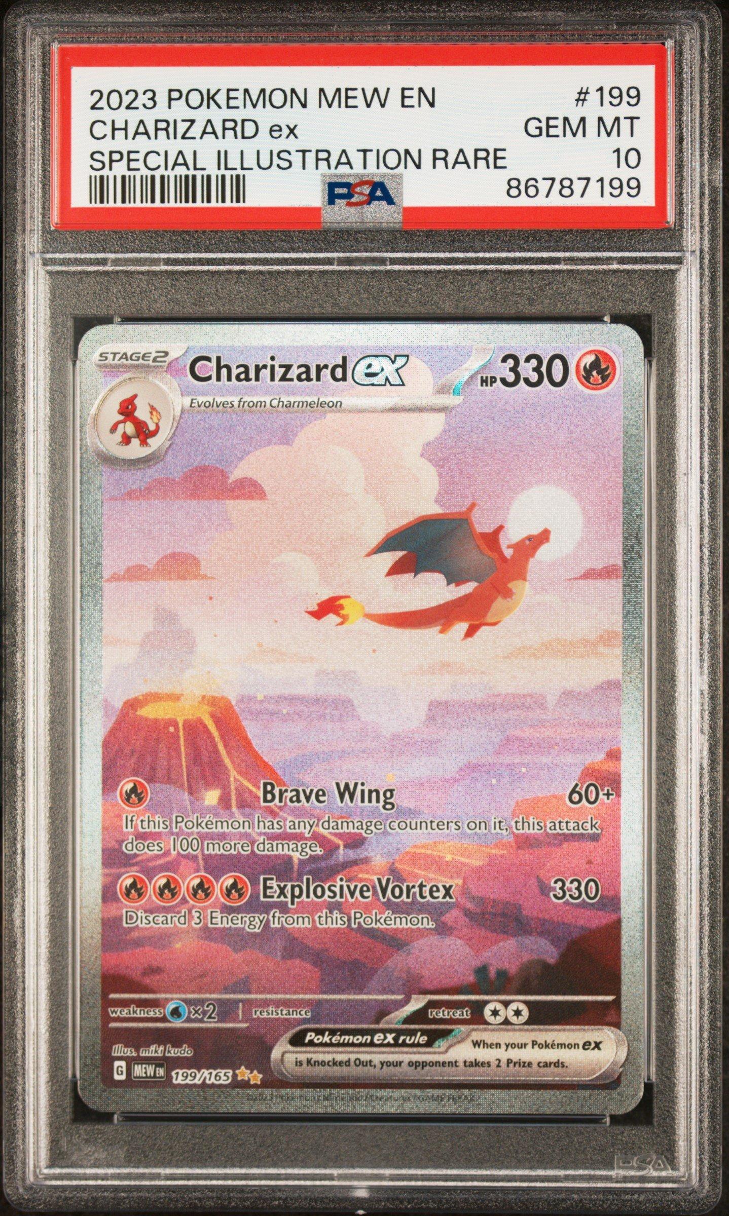 2023 Pokemon Mew En-151 199 Charizard Ex Special Illustration Rare