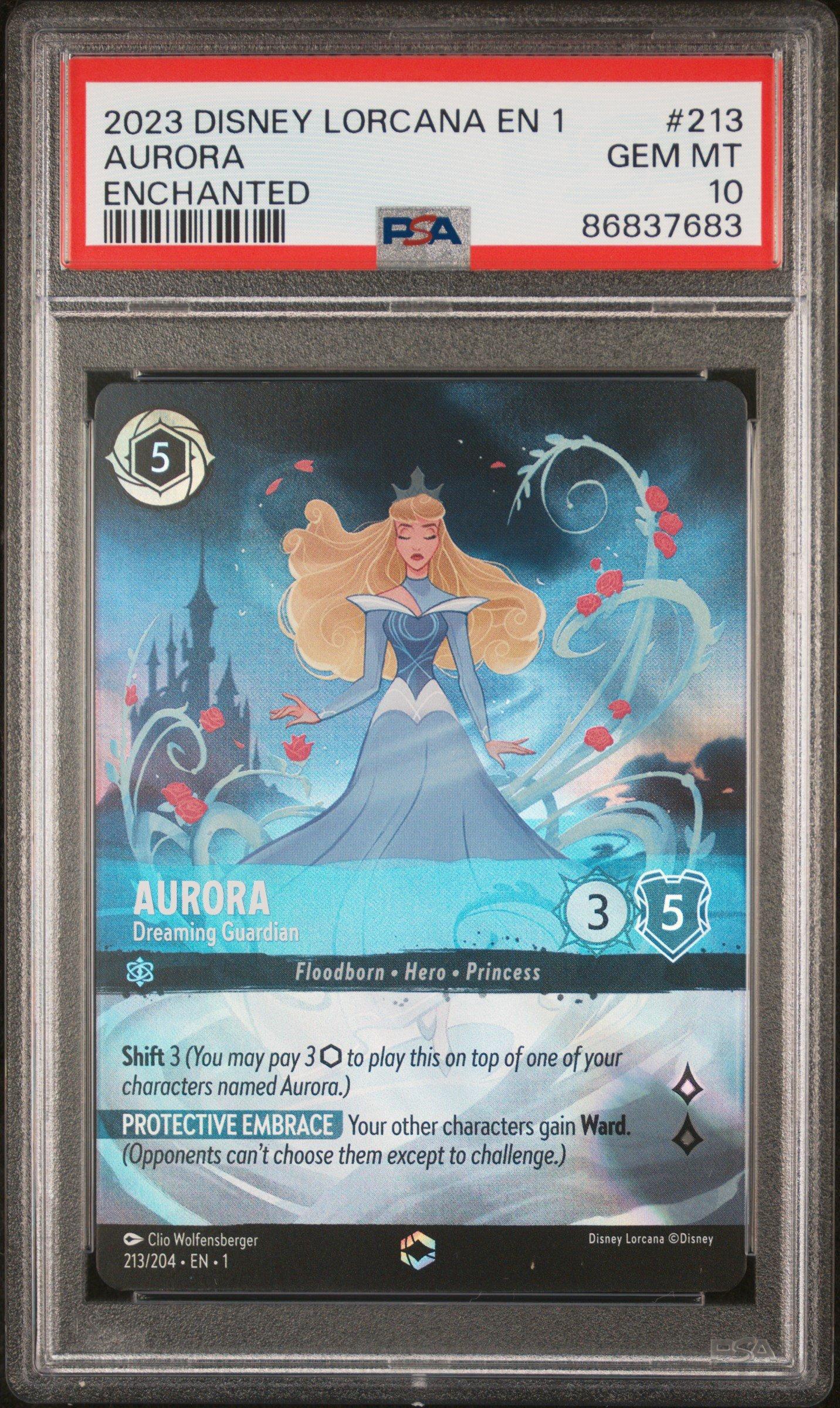Disney Lorcana オーロラ PSA10 鑑定品 2023 Disney Lorcana En 1-the First Chapter 213 Aurora - Dreaming