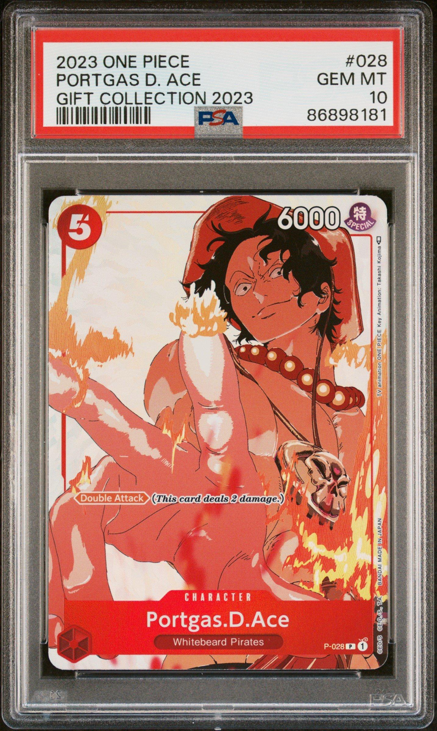 2023 One Piece Gift Collection 2023 028 Portgas D. Ace PSA 10