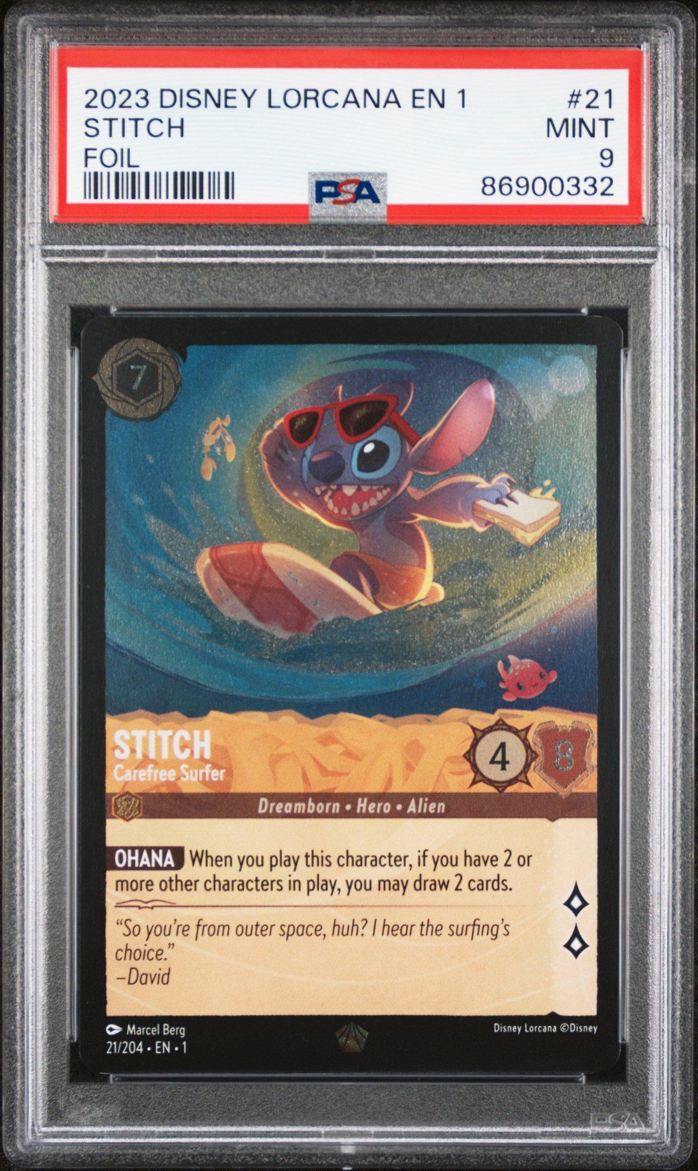 2023 Disney Lorcana En 1-the First Chapter 21 Stitch - Carefree