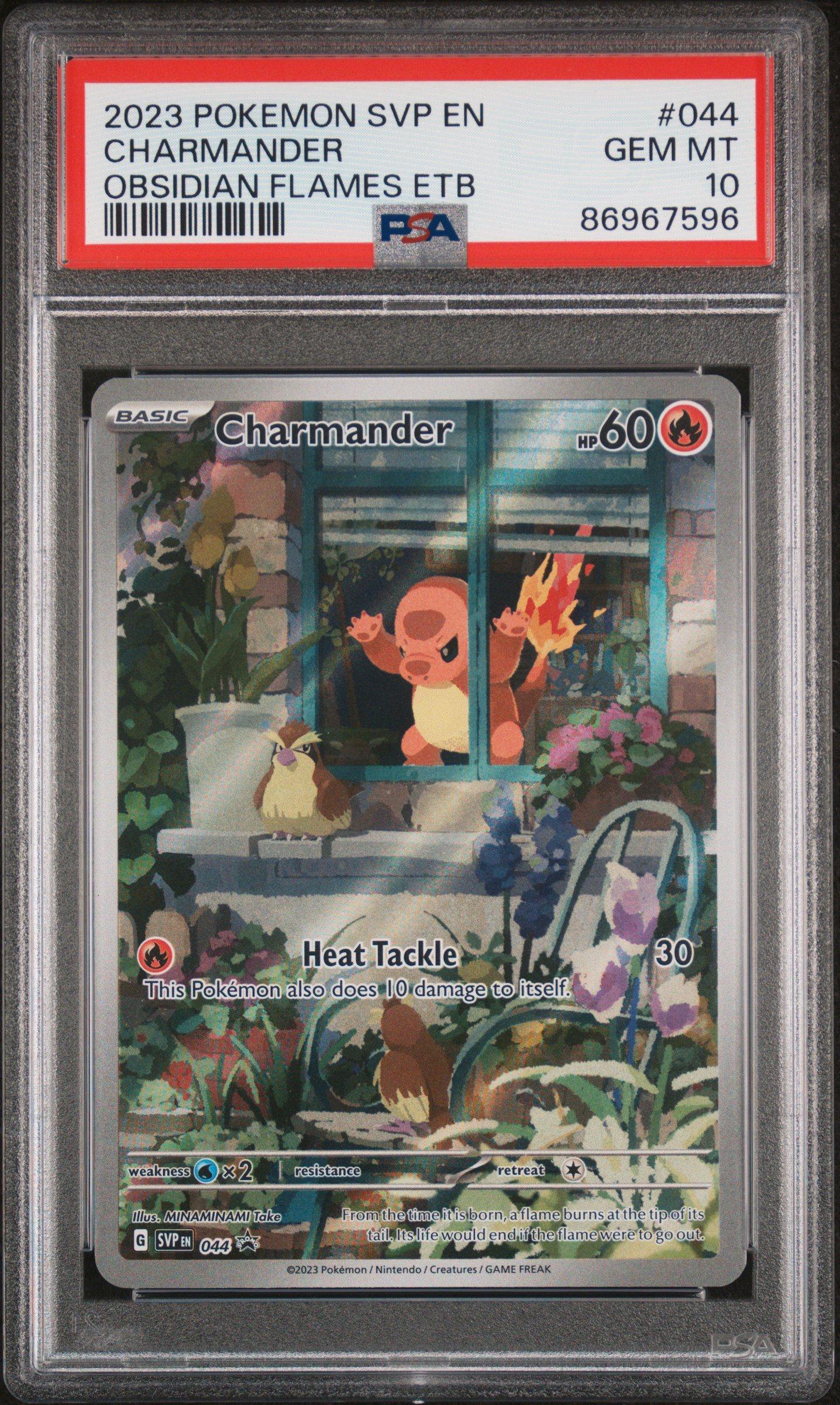 2023 Pokemon Svp En-sv Black Star Promo 044 Charmander Obsidian