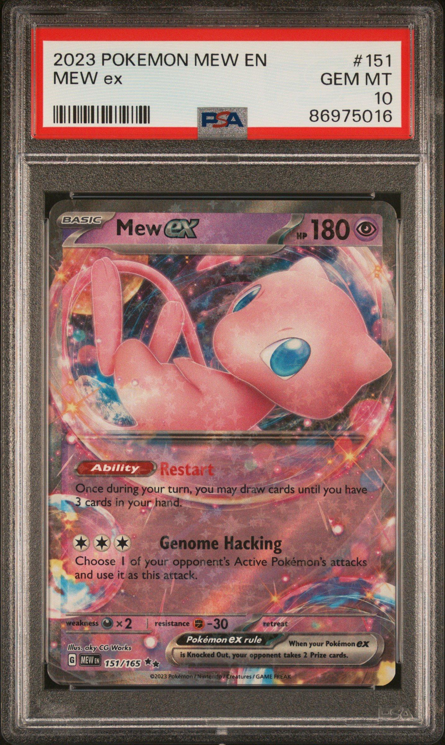 2023 Pokemon Mew En-151 151 Mew Ex PSA 10 Graded Card | GameStop