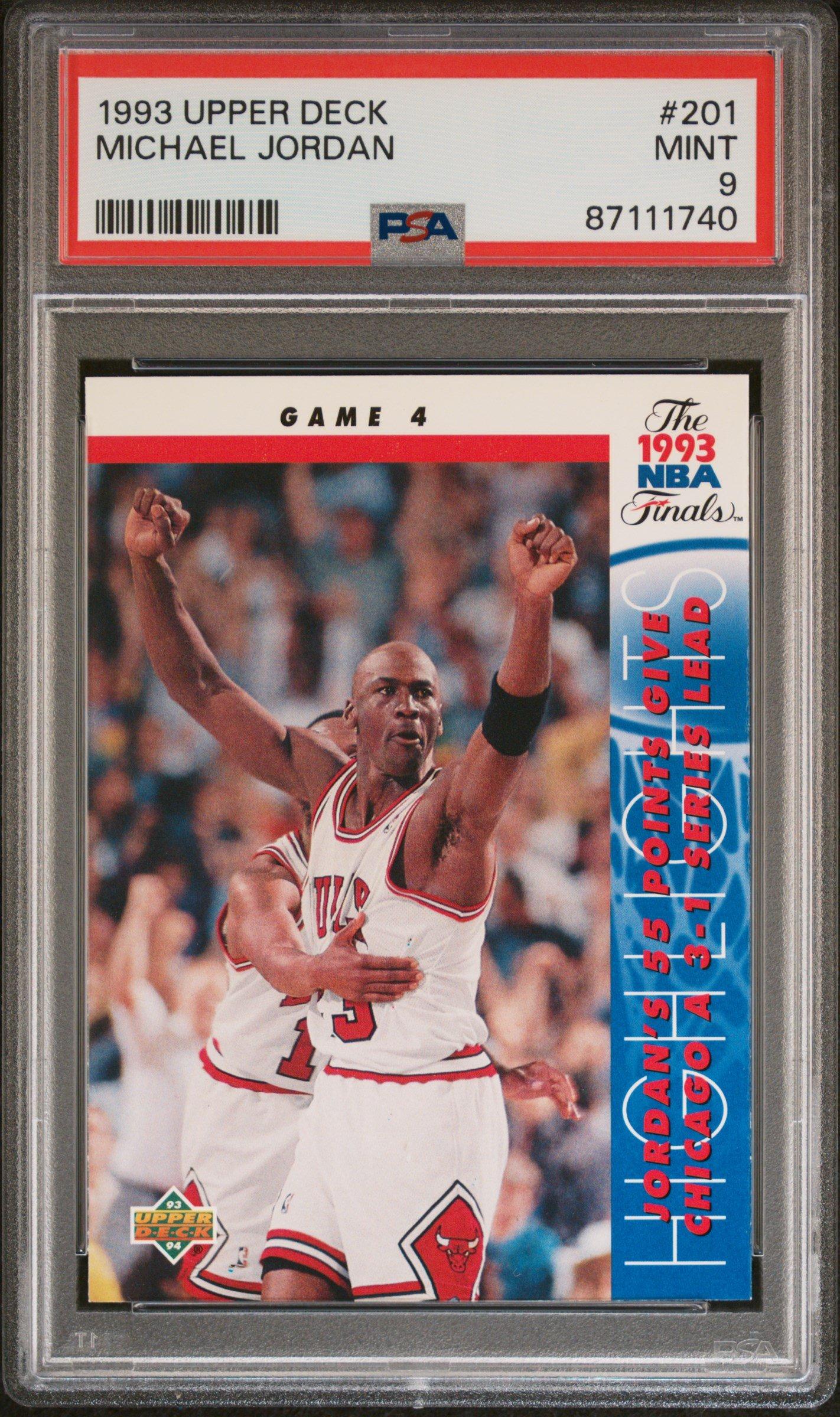 1993 Upper Deck 201 Michael Jordan PSA 9