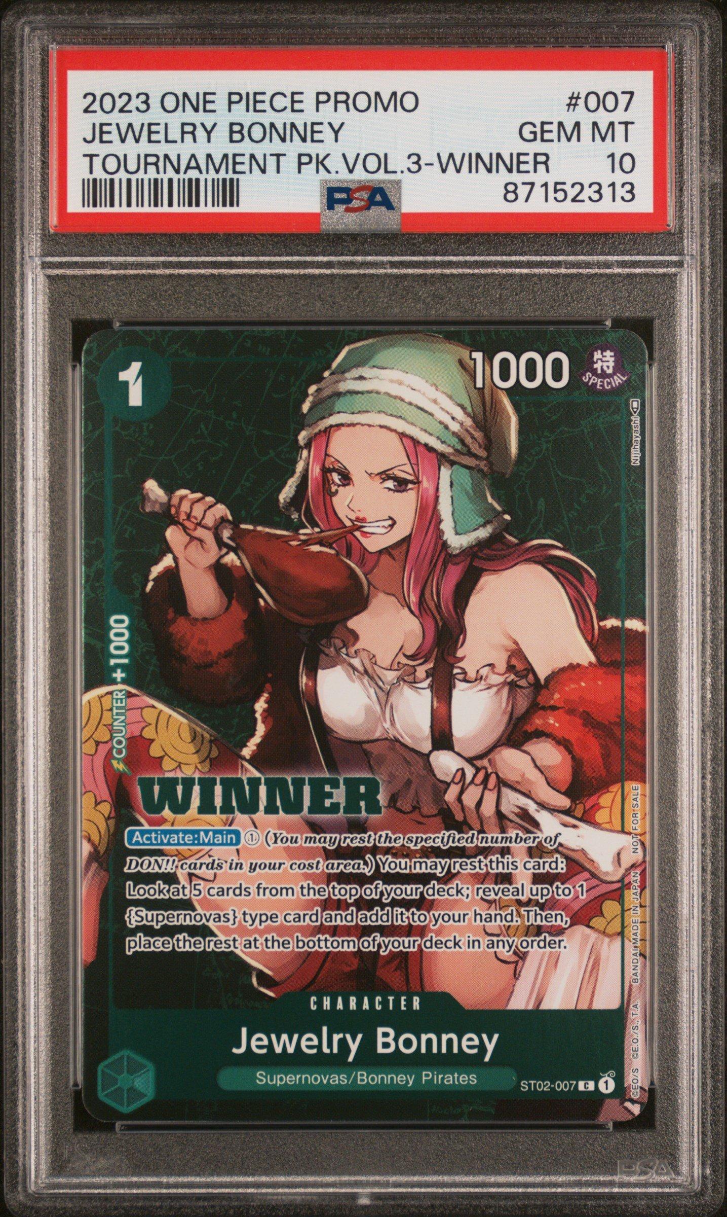 2023 One Piece Promos 007 Jewelry Bonney Tournament Pack Vol.3