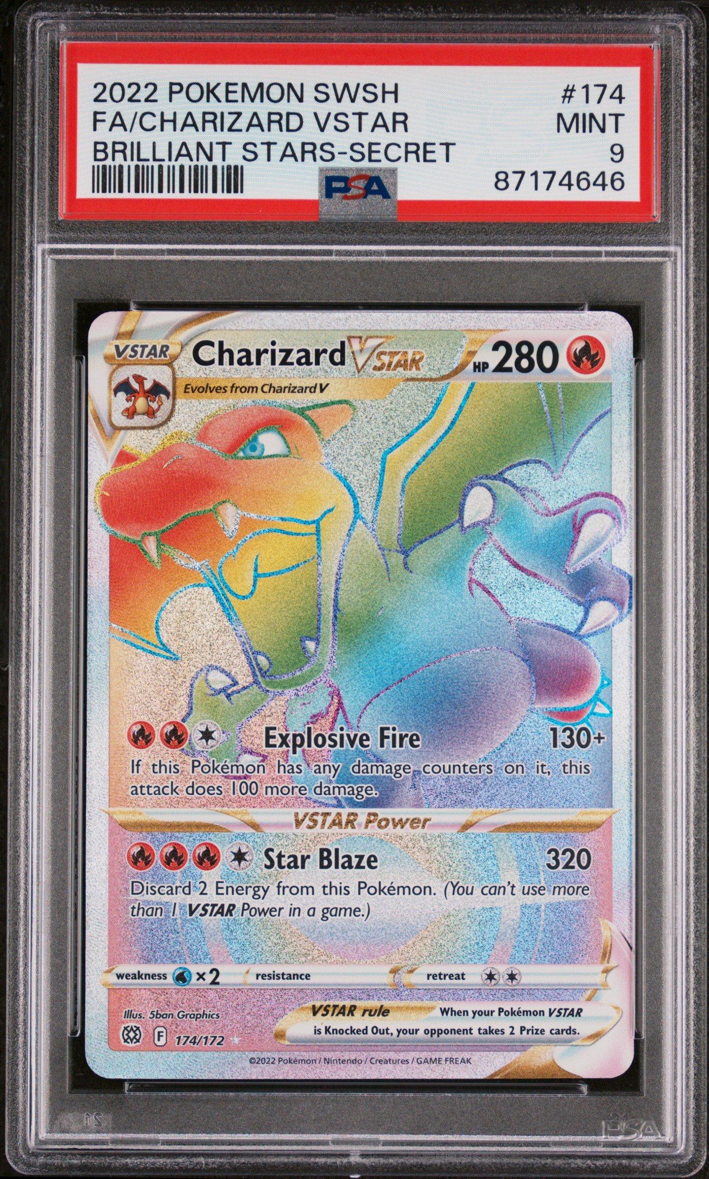2022年 ポケモンカード リザードンVSTAR psa9 Amazon.co.jp: ポケモンカードゲーム S9 015/100 リザードンVSTAR 炎