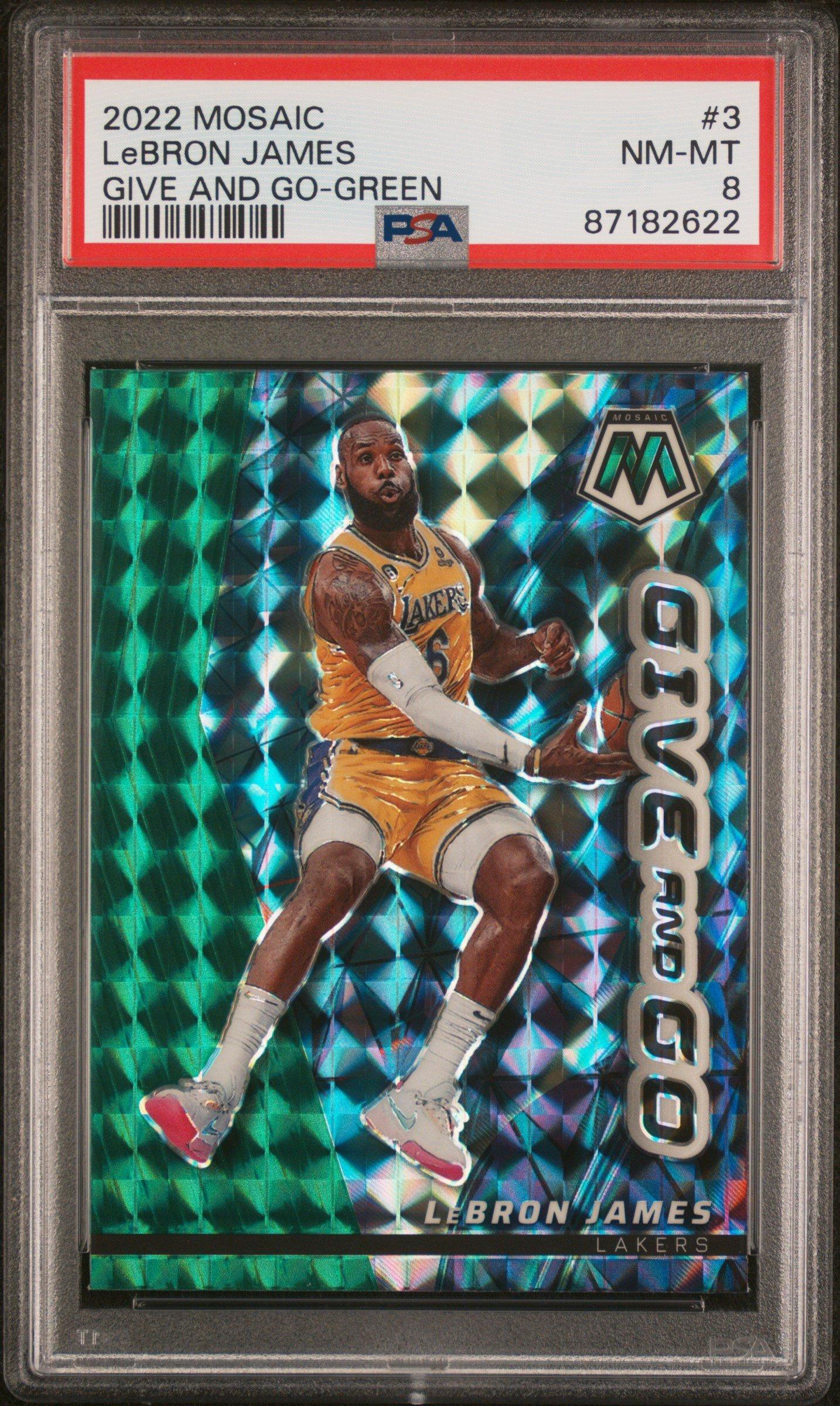 2021-22 Panini Photogenic - Unforgettable #3 LeBron James PSA 8