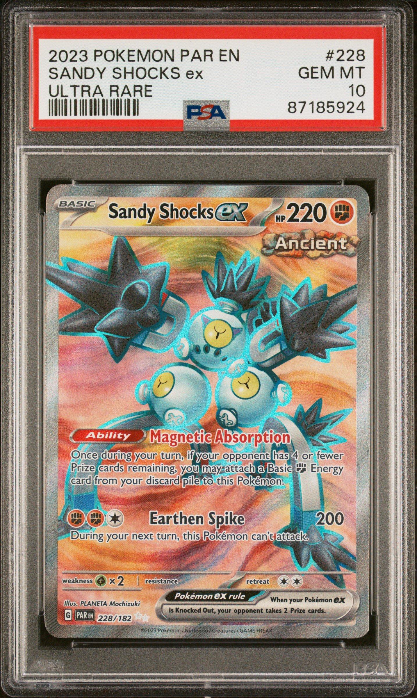 2023 Pokemon Par En-paradox Rift 228 Sandy Shocks Ex Ultra Rare