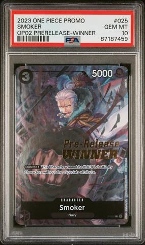 2023 One Piece Promos 025 Smoker Paramount War Pre-release