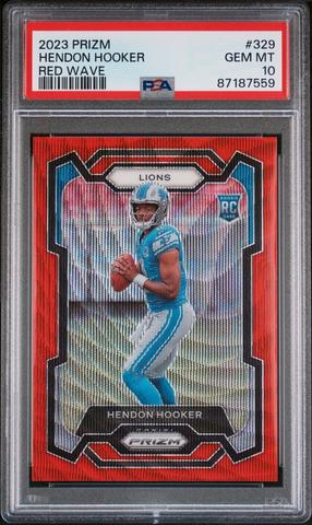 ★hyper★ 2023 Panini Prizm 329 Hendon Hooker Hyper Prizm PSA 10