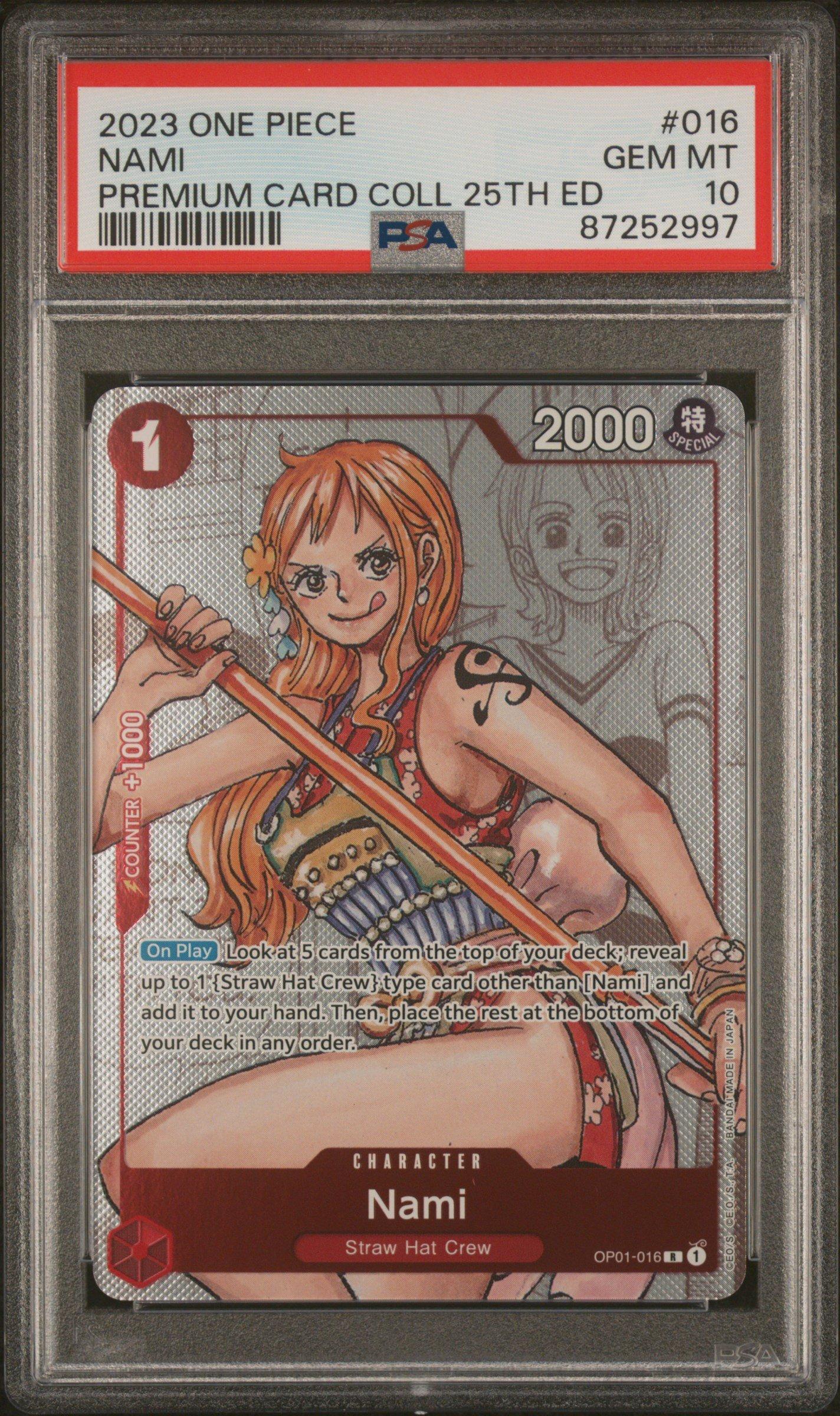 2023 One Piece Premium Bandai Premium Card Collection 25th Edition