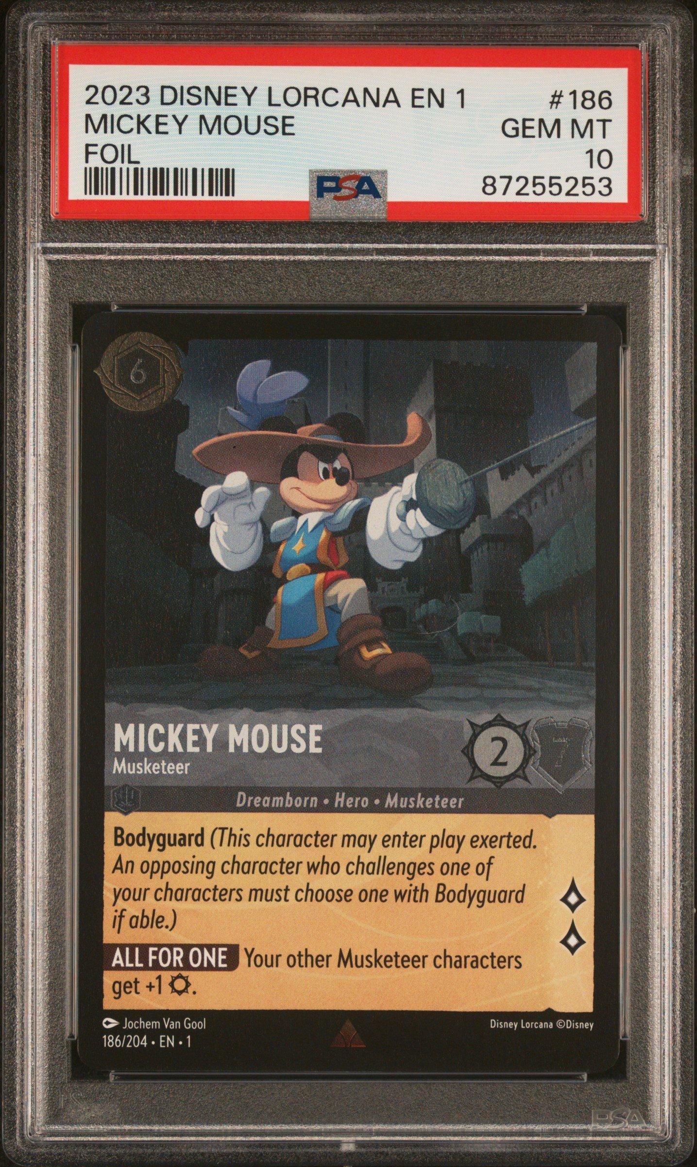 2023 Disney Lorcana En 1-the First Chapter 186 Mickey Mouse