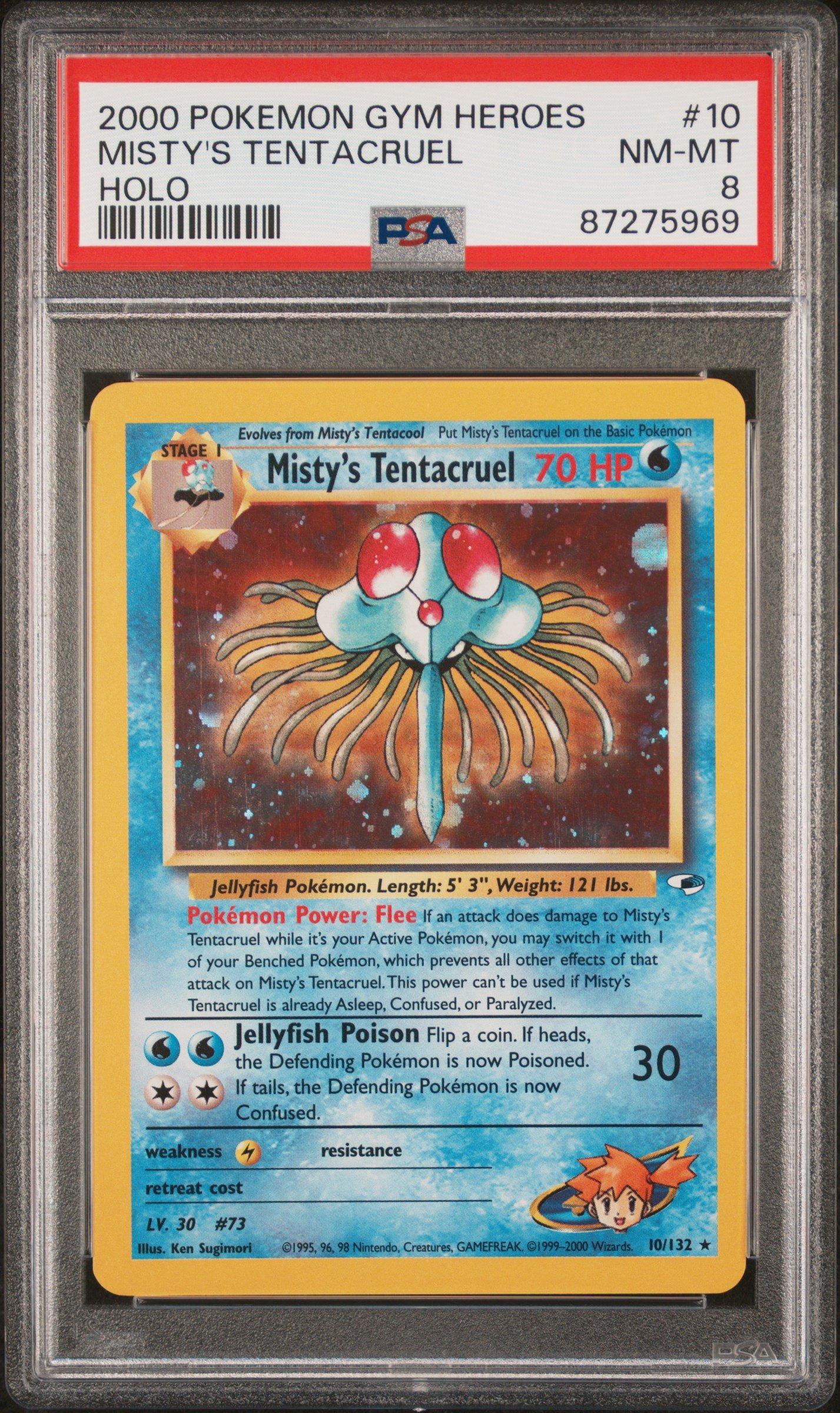 misty's tentacool pokemon card misty's tentacool pokemon card 072 Tentacool