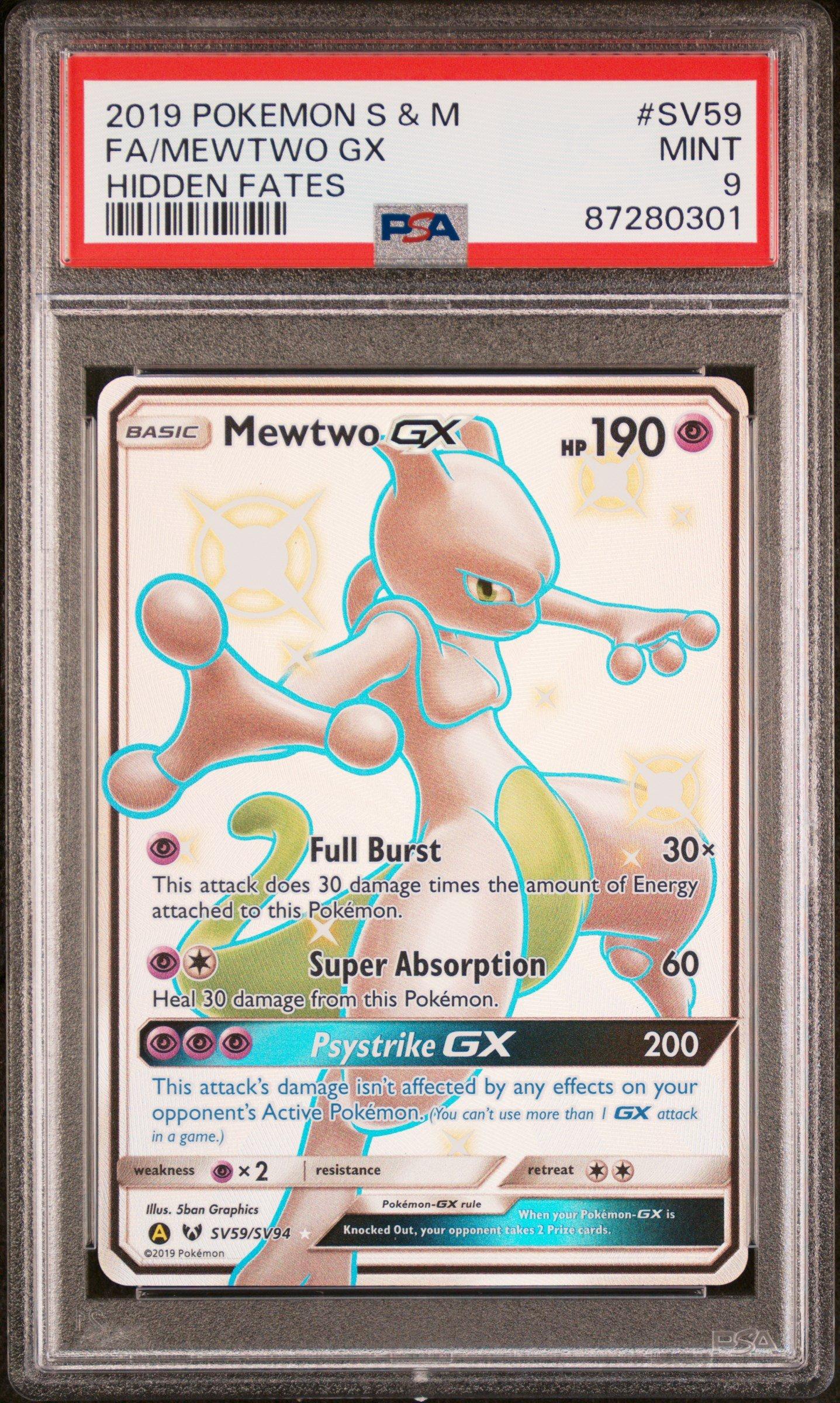 2000 Pokemon Game Movie Ancient Mew Pokemon 2000 Movie PSA 8