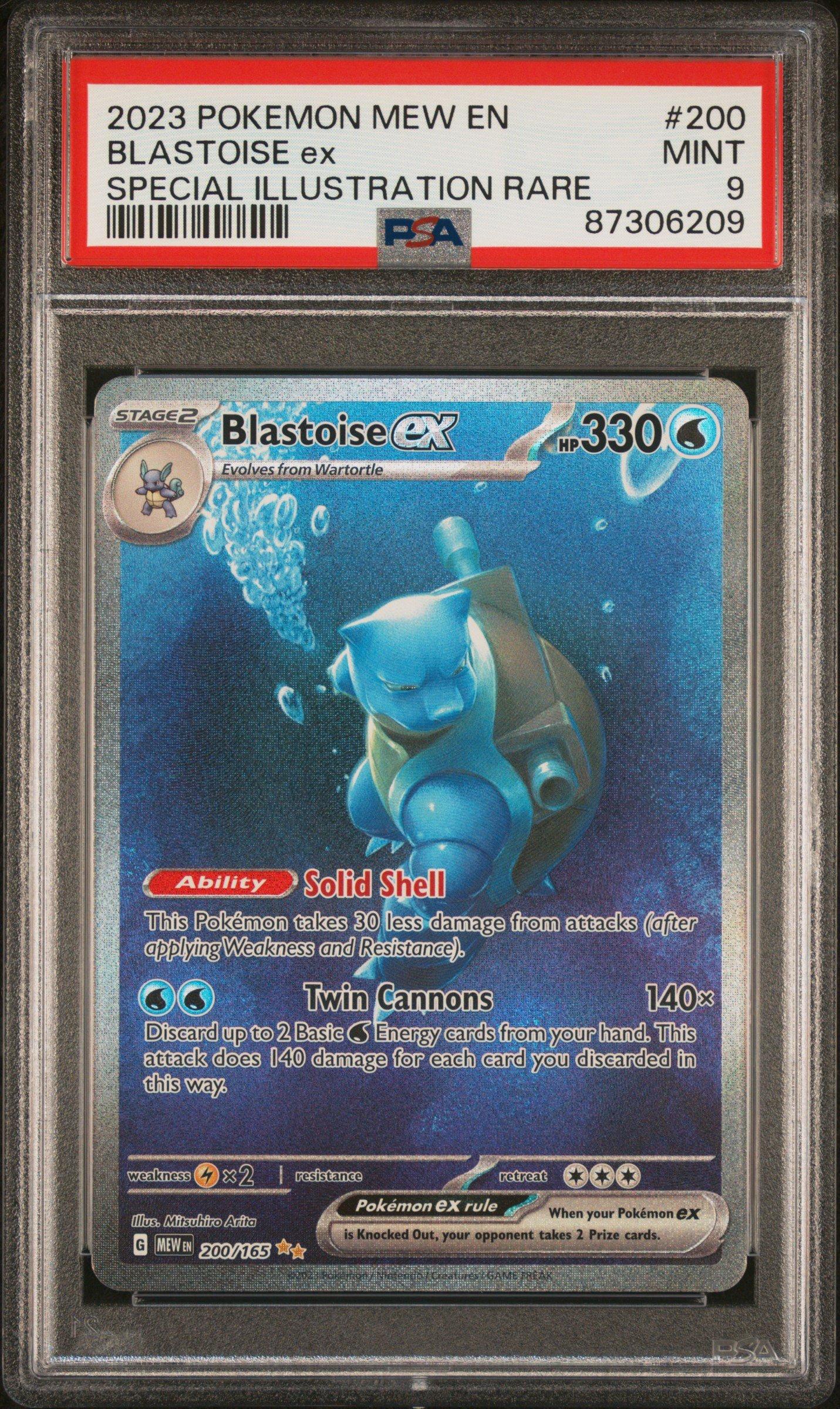 POKEMON MEW EN-151 2023 Pokemon Mew En-151 Blastoise Ex PSA | Hamilton ...