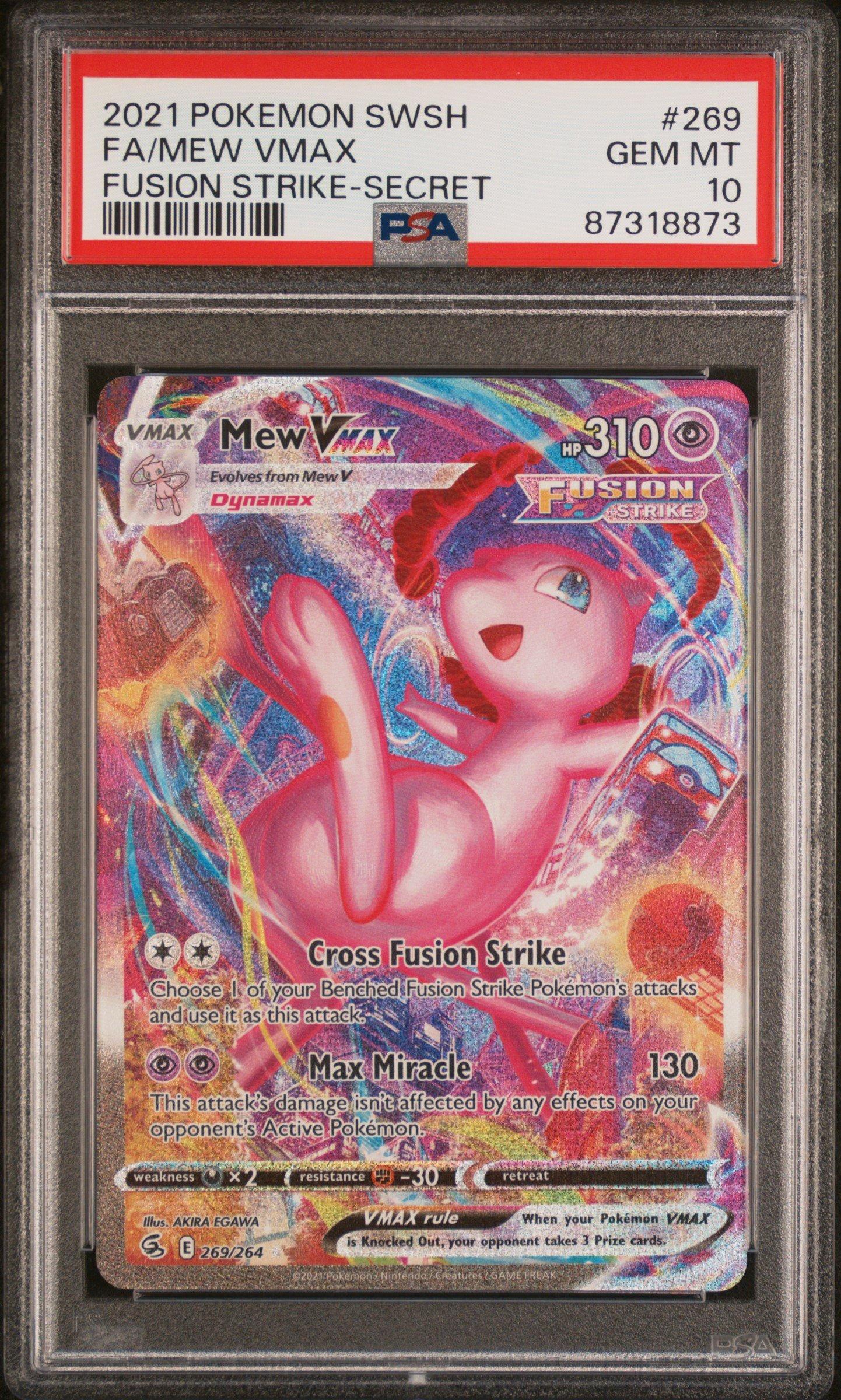 mew vmax pokemon cards Pokmon TCG Previews English Mew VMAX For Fusion Strike