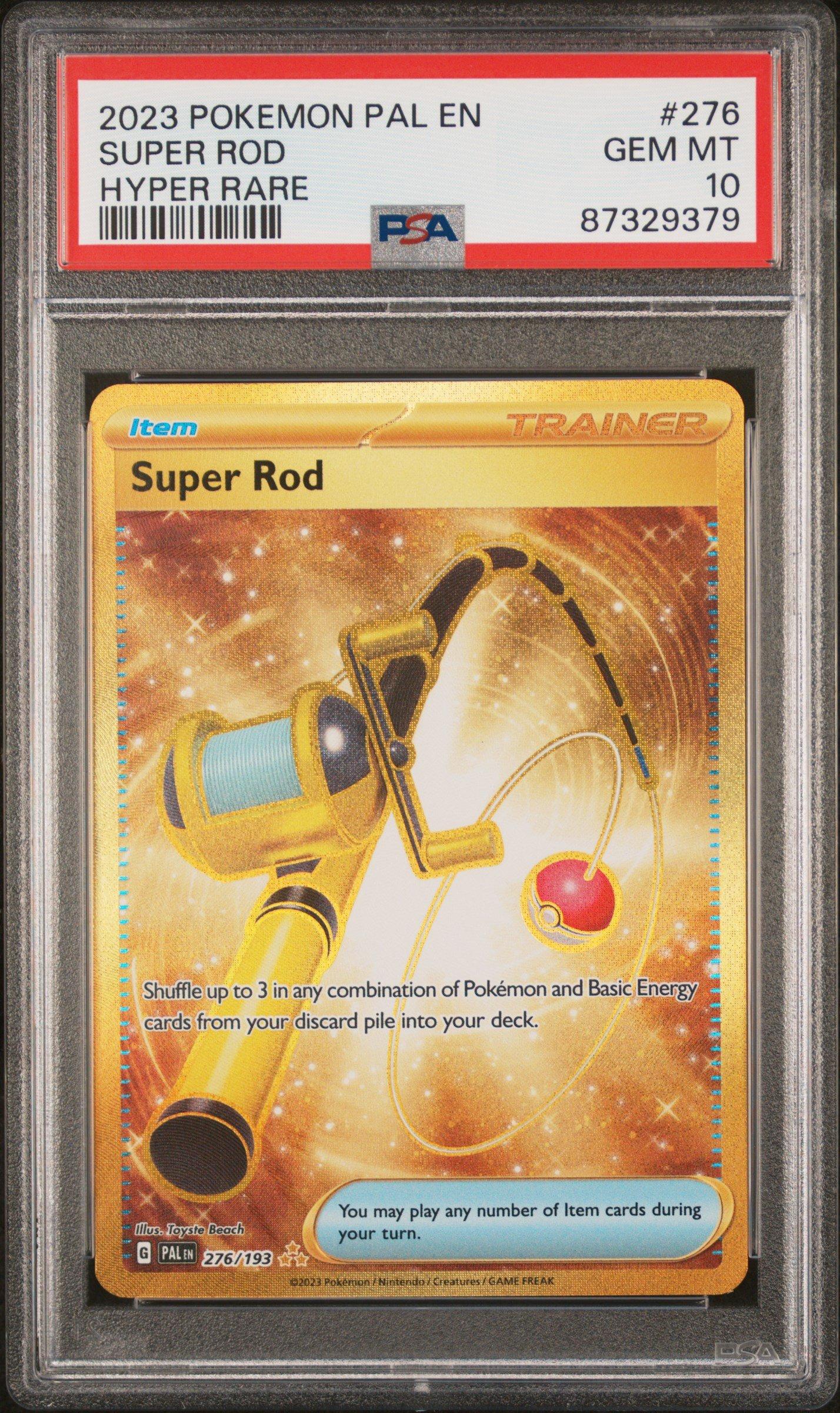 super rod pokemon card Pokemon Scarlet and Violet Paldea Evolved Super Rod #276/193 Secret Ra –  Rotterdam Comics main image 0