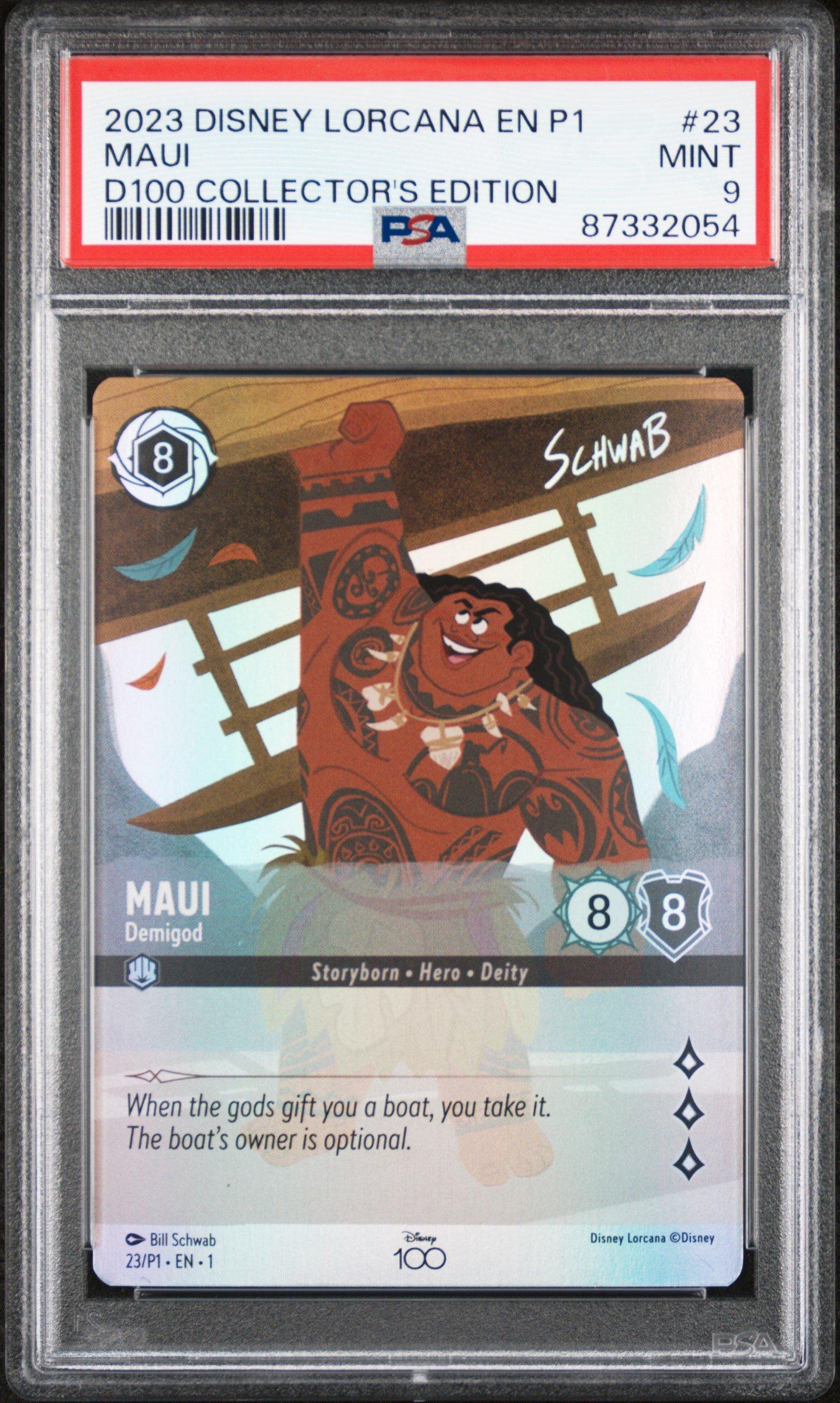 2023 Disney Lorcana En P1-promo 23 Maui - Demigod Disney100
